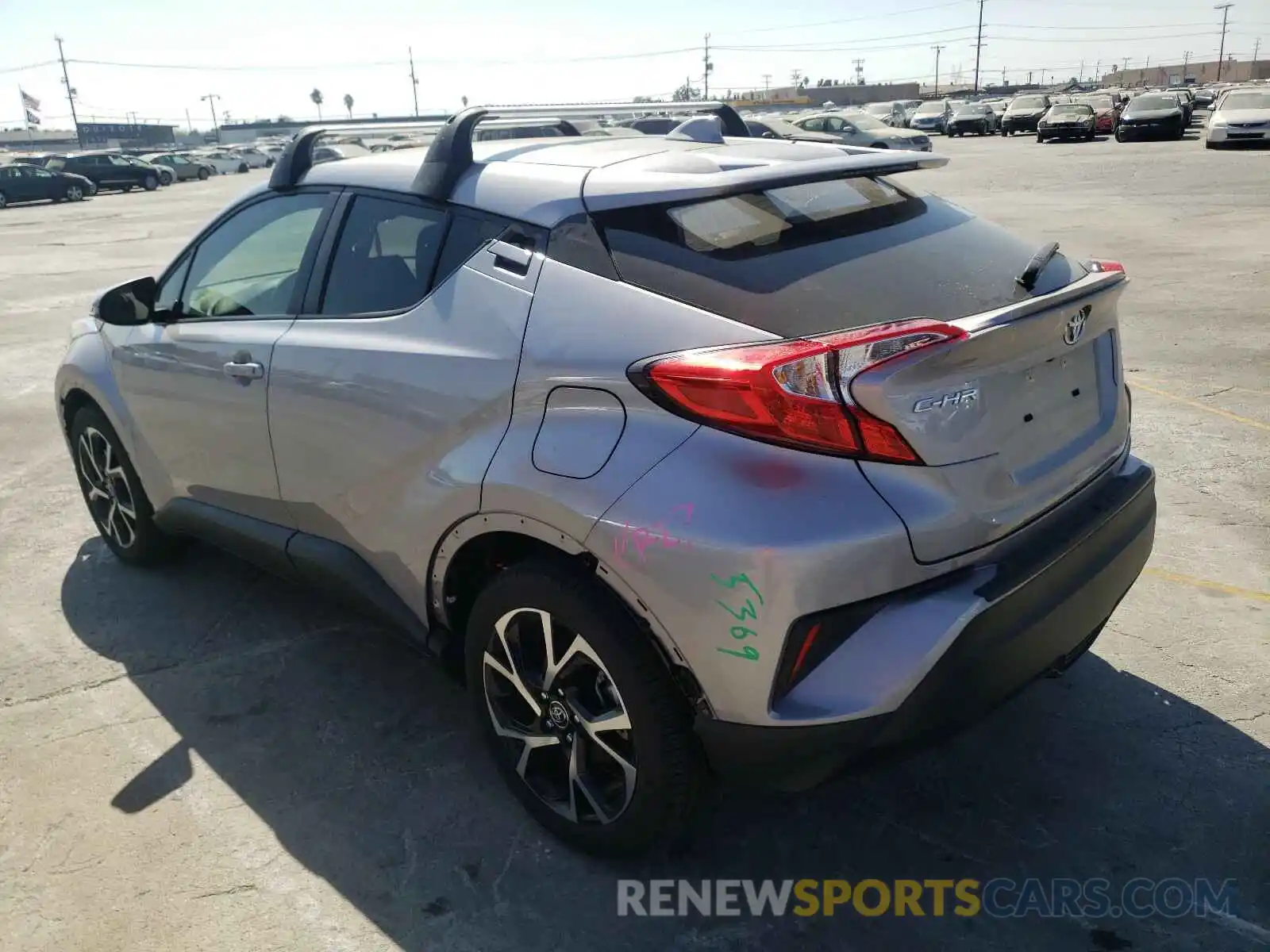 3 Photograph of a damaged car JTNKHMBX0K1048786 TOYOTA C-HR 2019