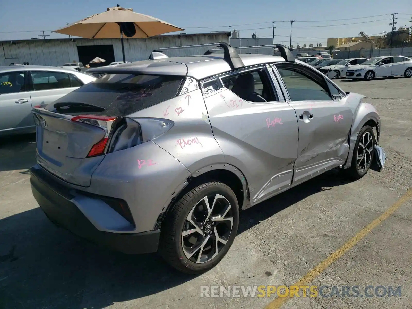 4 Photograph of a damaged car JTNKHMBX0K1048786 TOYOTA C-HR 2019