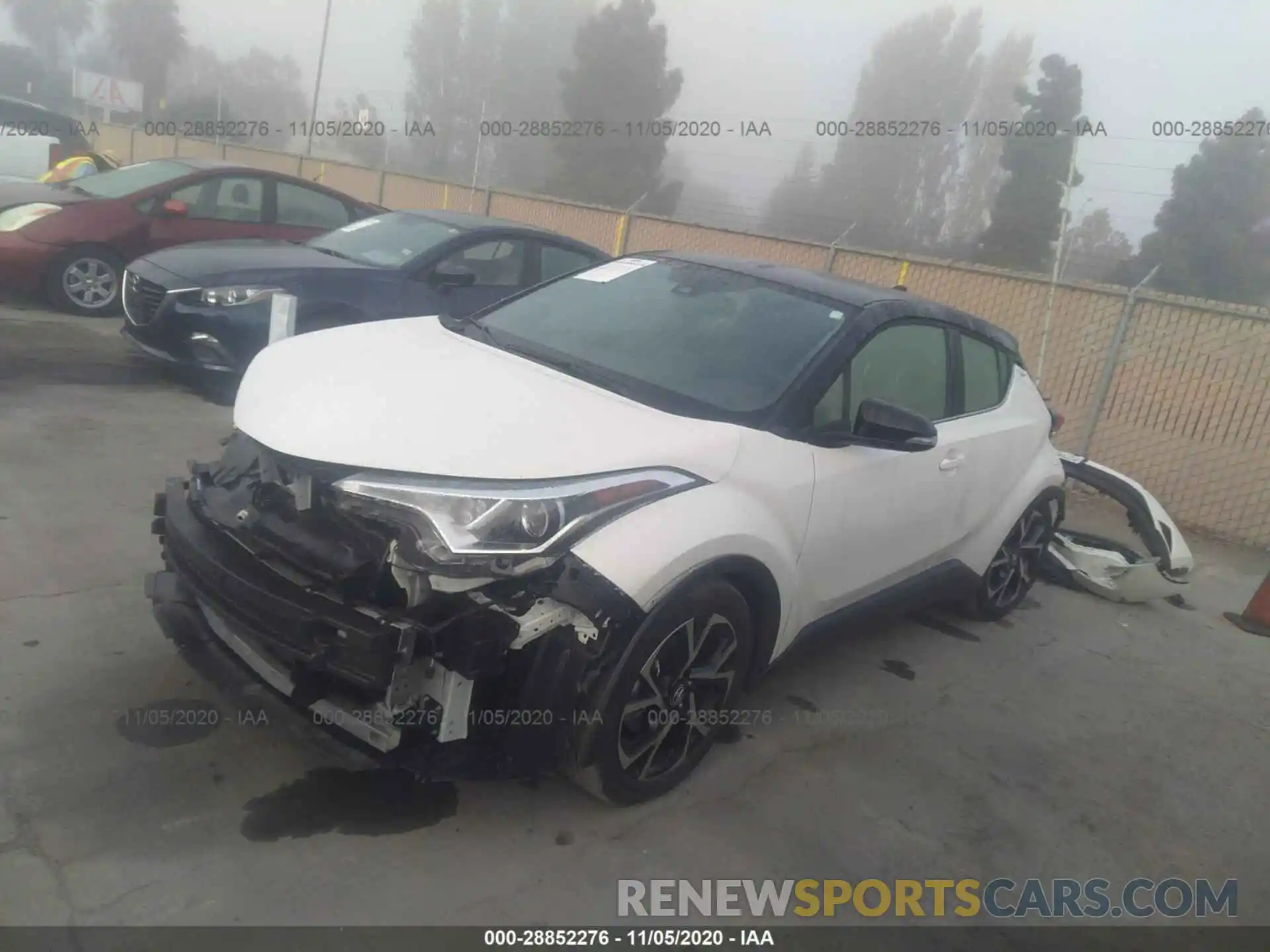 2 Photograph of a damaged car JTNKHMBX0K1049324 TOYOTA C-HR 2019