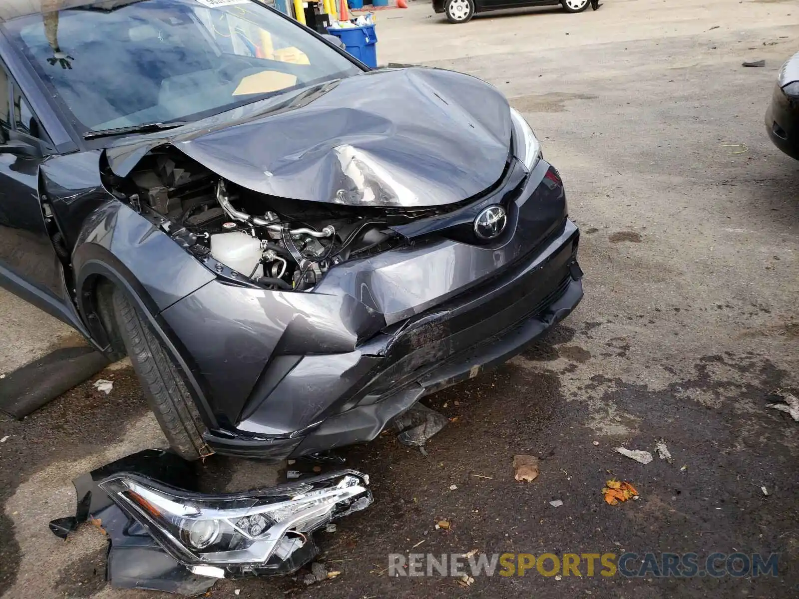 1 Photograph of a damaged car JTNKHMBX0K1049436 TOYOTA C-HR 2019