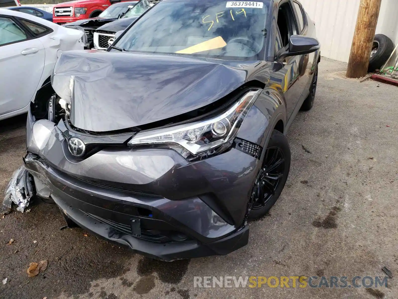 2 Photograph of a damaged car JTNKHMBX0K1049436 TOYOTA C-HR 2019