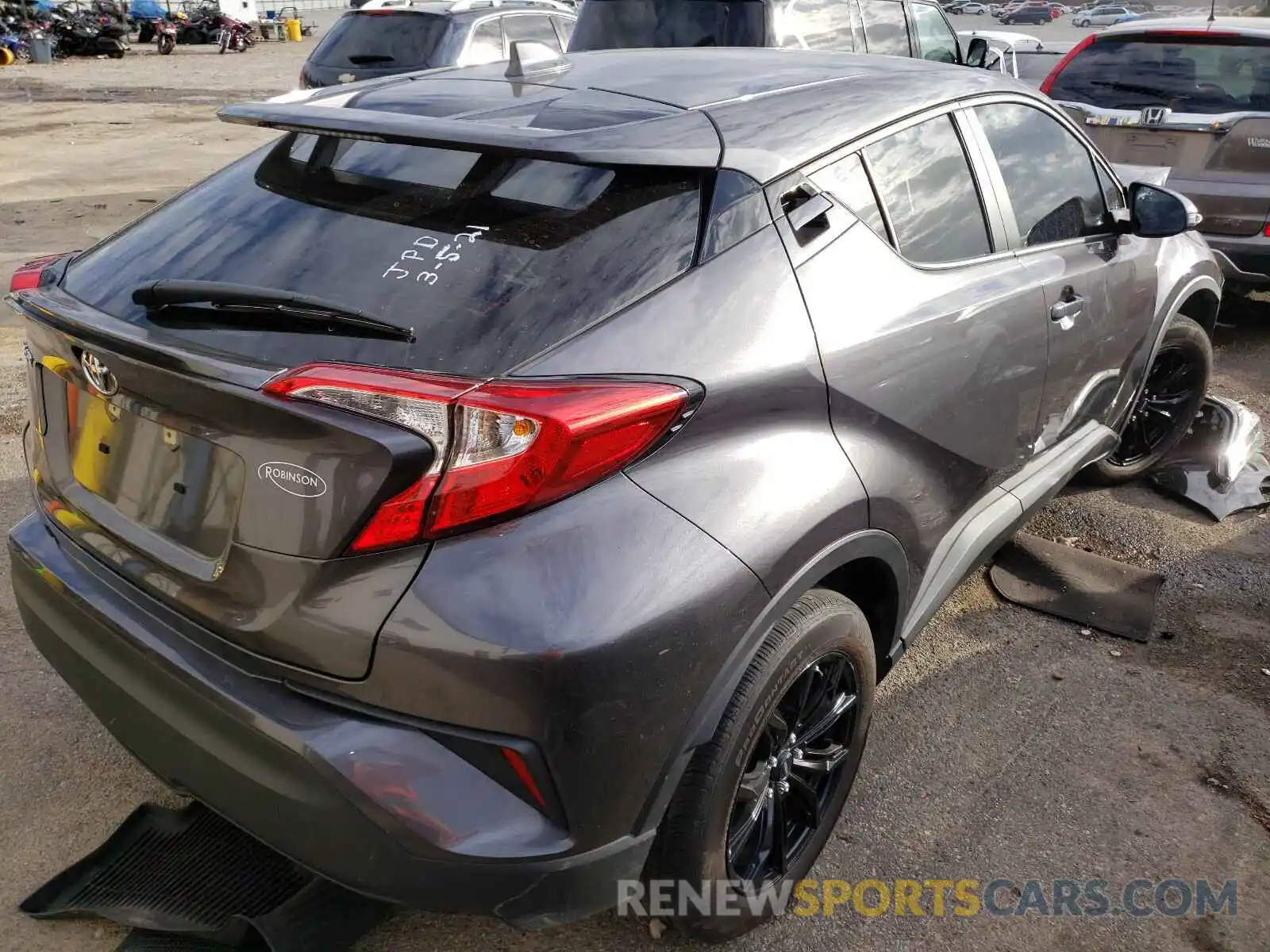 4 Photograph of a damaged car JTNKHMBX0K1049436 TOYOTA C-HR 2019