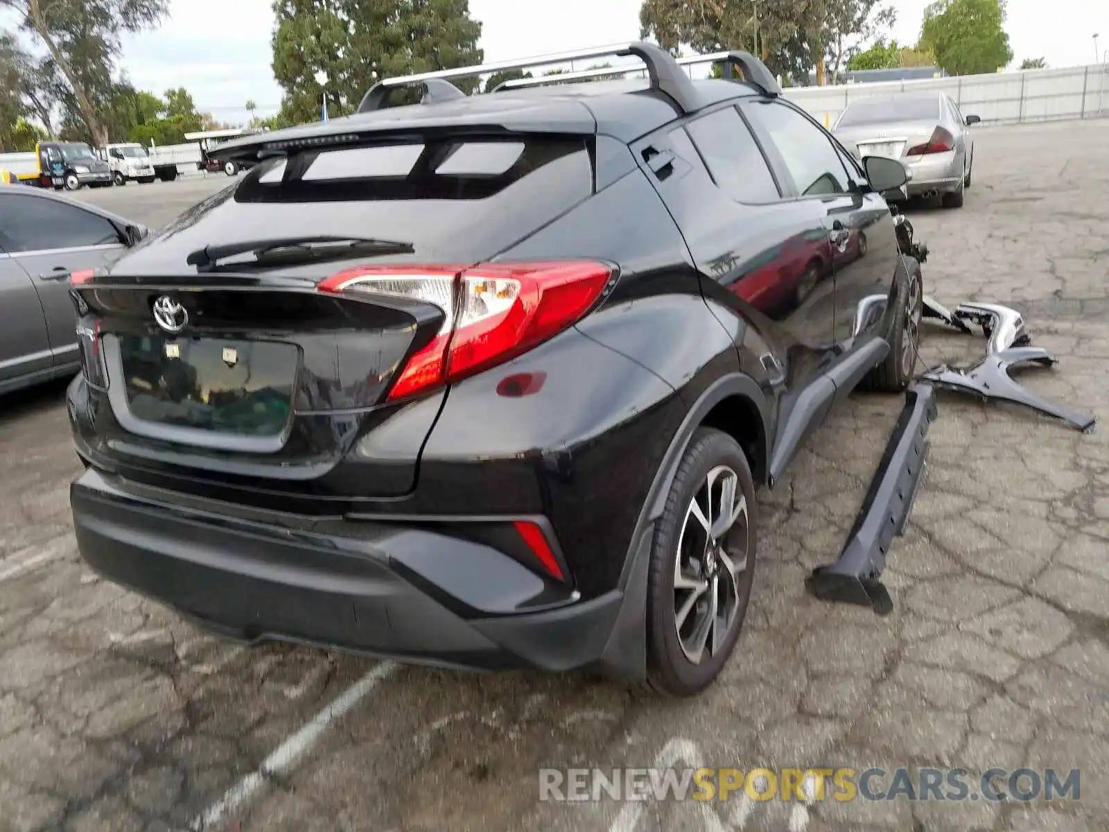 4 Photograph of a damaged car JTNKHMBX0K1049484 TOYOTA C-HR 2019