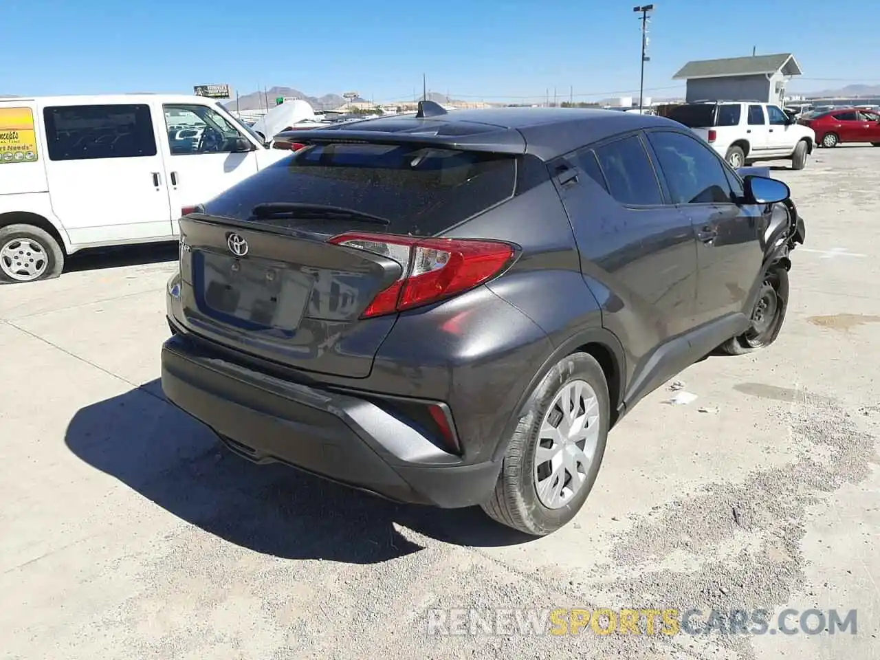 4 Photograph of a damaged car JTNKHMBX0K1050022 TOYOTA C-HR 2019