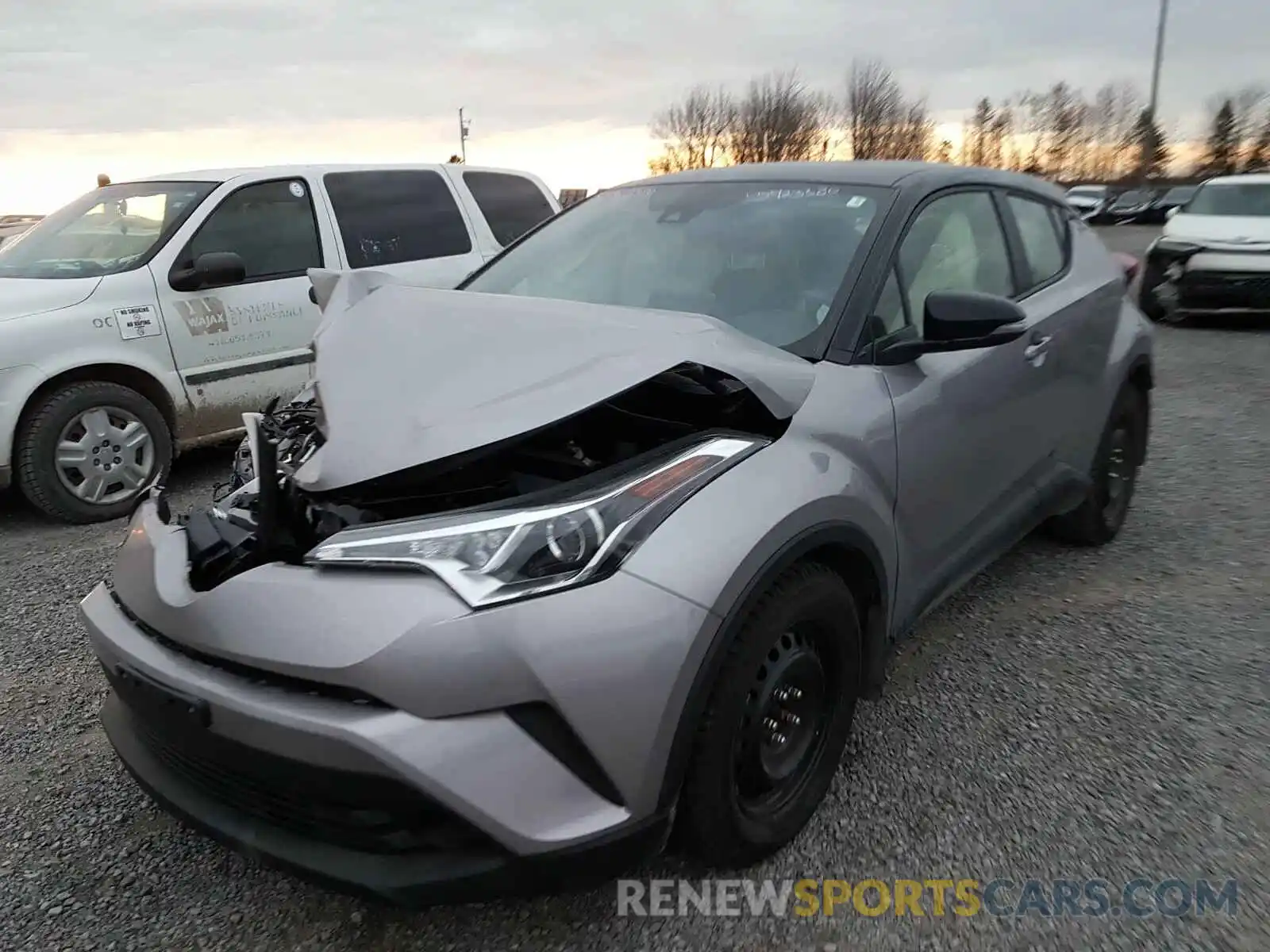 2 Photograph of a damaged car JTNKHMBX0K1050568 TOYOTA C-HR 2019