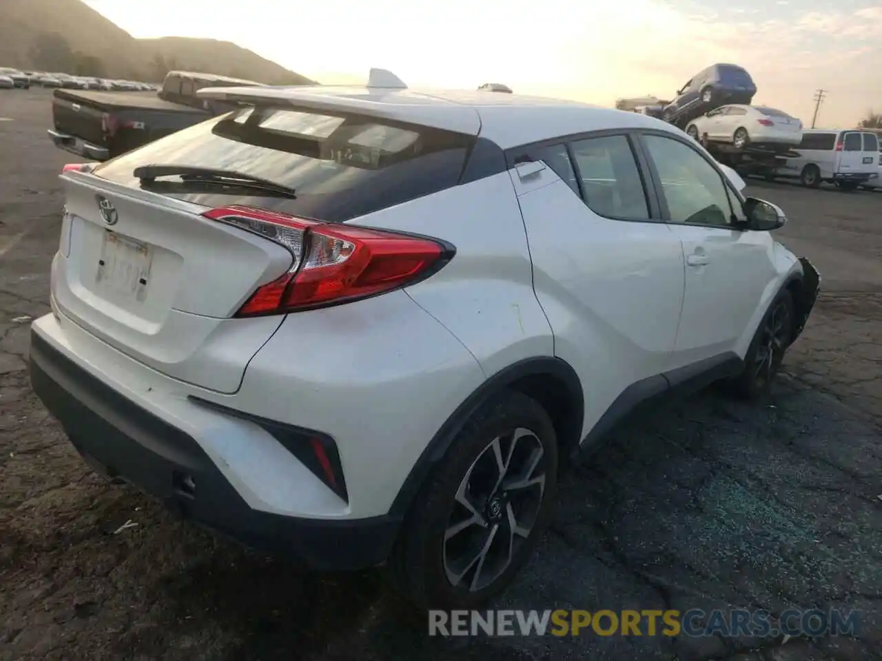 4 Photograph of a damaged car JTNKHMBX0K1050943 TOYOTA C-HR 2019