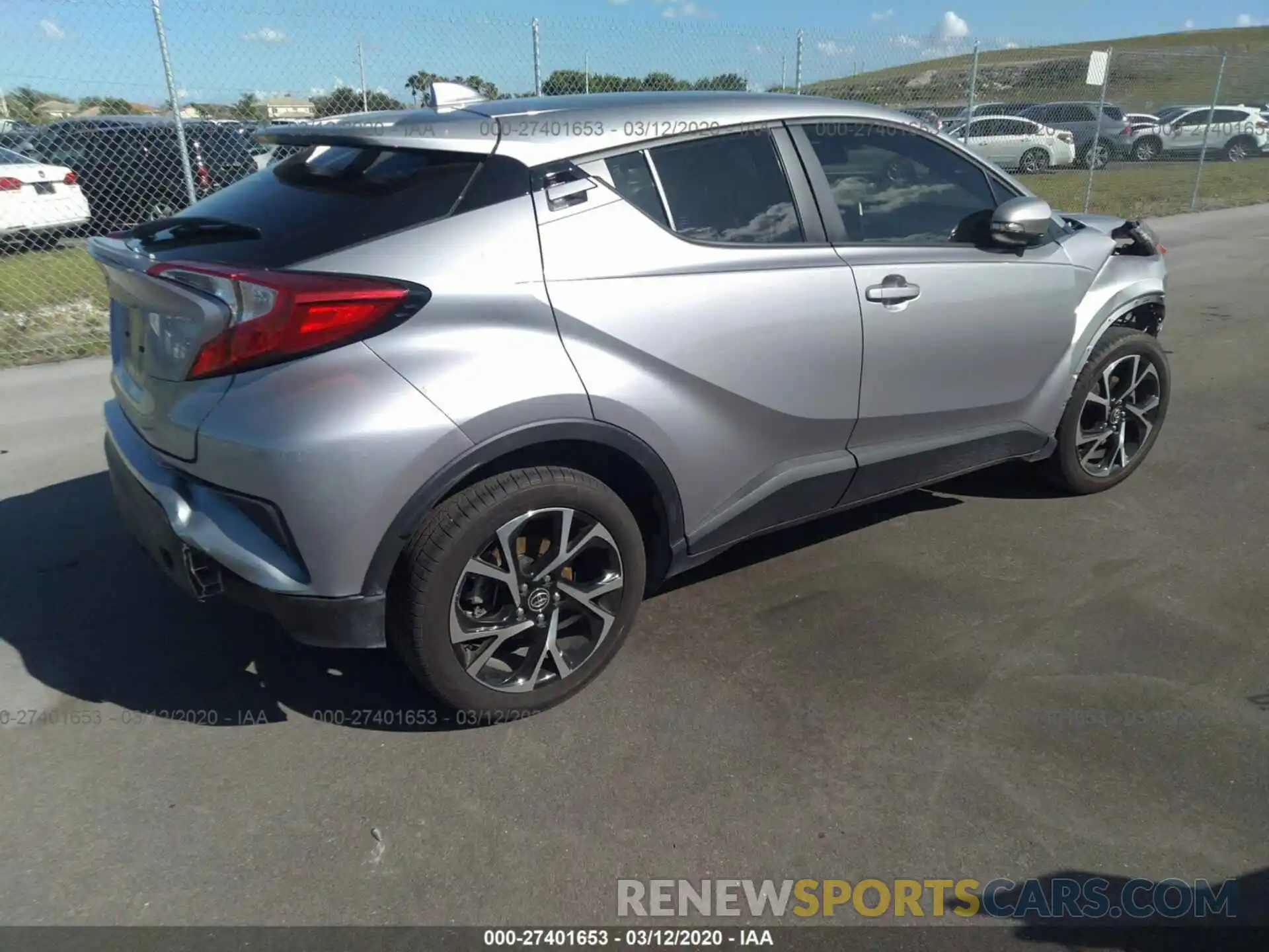 4 Photograph of a damaged car JTNKHMBX0K1051168 TOYOTA C-HR 2019