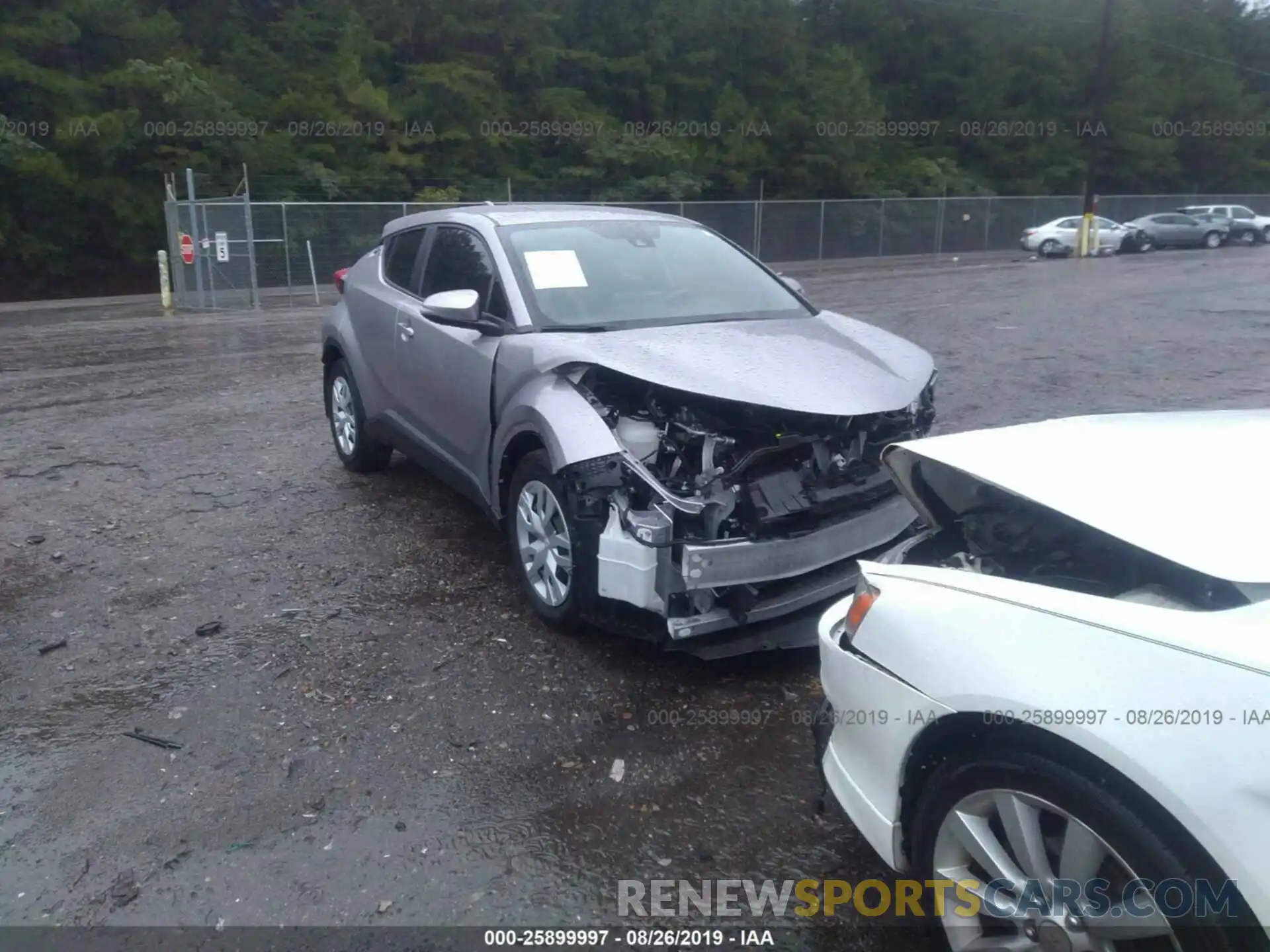 1 Photograph of a damaged car JTNKHMBX0K1051218 TOYOTA C-HR 2019