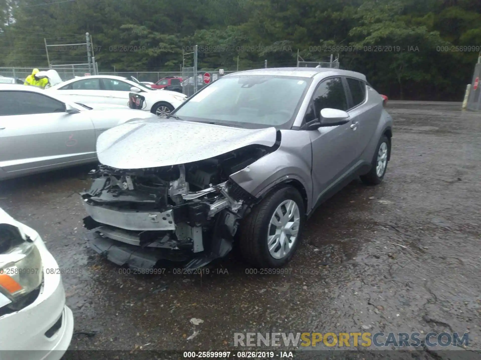 2 Photograph of a damaged car JTNKHMBX0K1051218 TOYOTA C-HR 2019