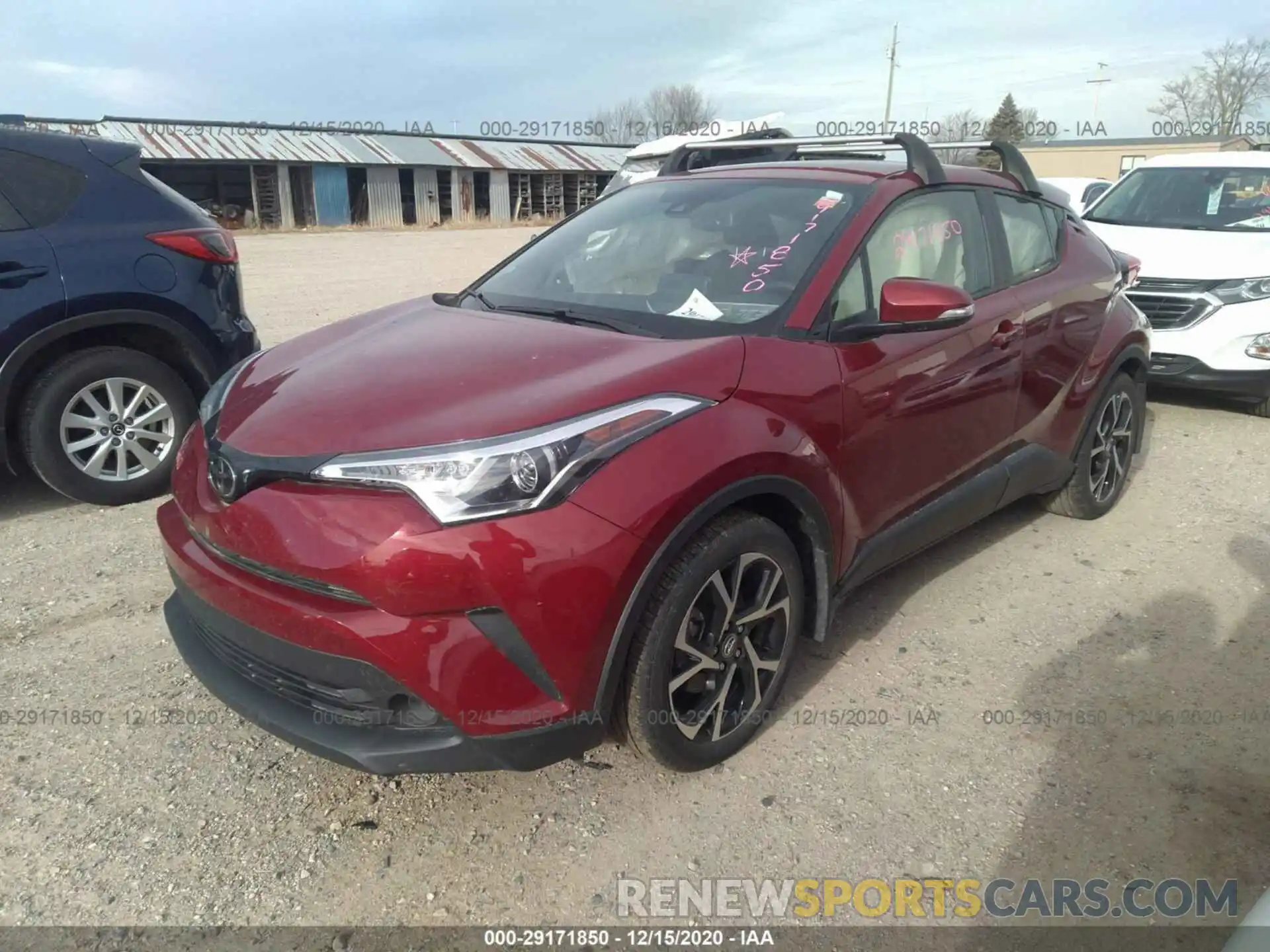 2 Photograph of a damaged car JTNKHMBX0K1051364 TOYOTA C-HR 2019