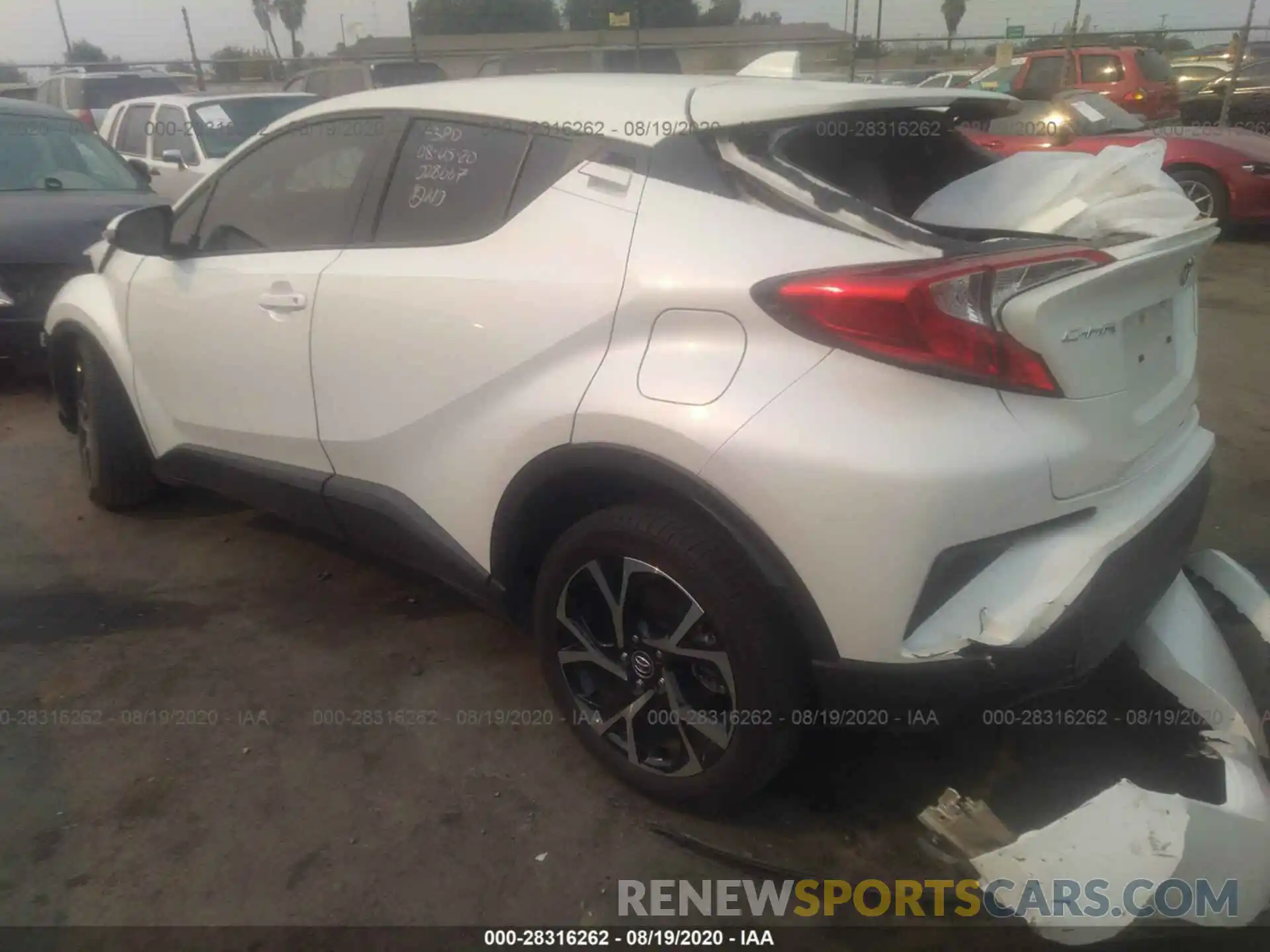 3 Photograph of a damaged car JTNKHMBX0K1051736 TOYOTA C-HR 2019