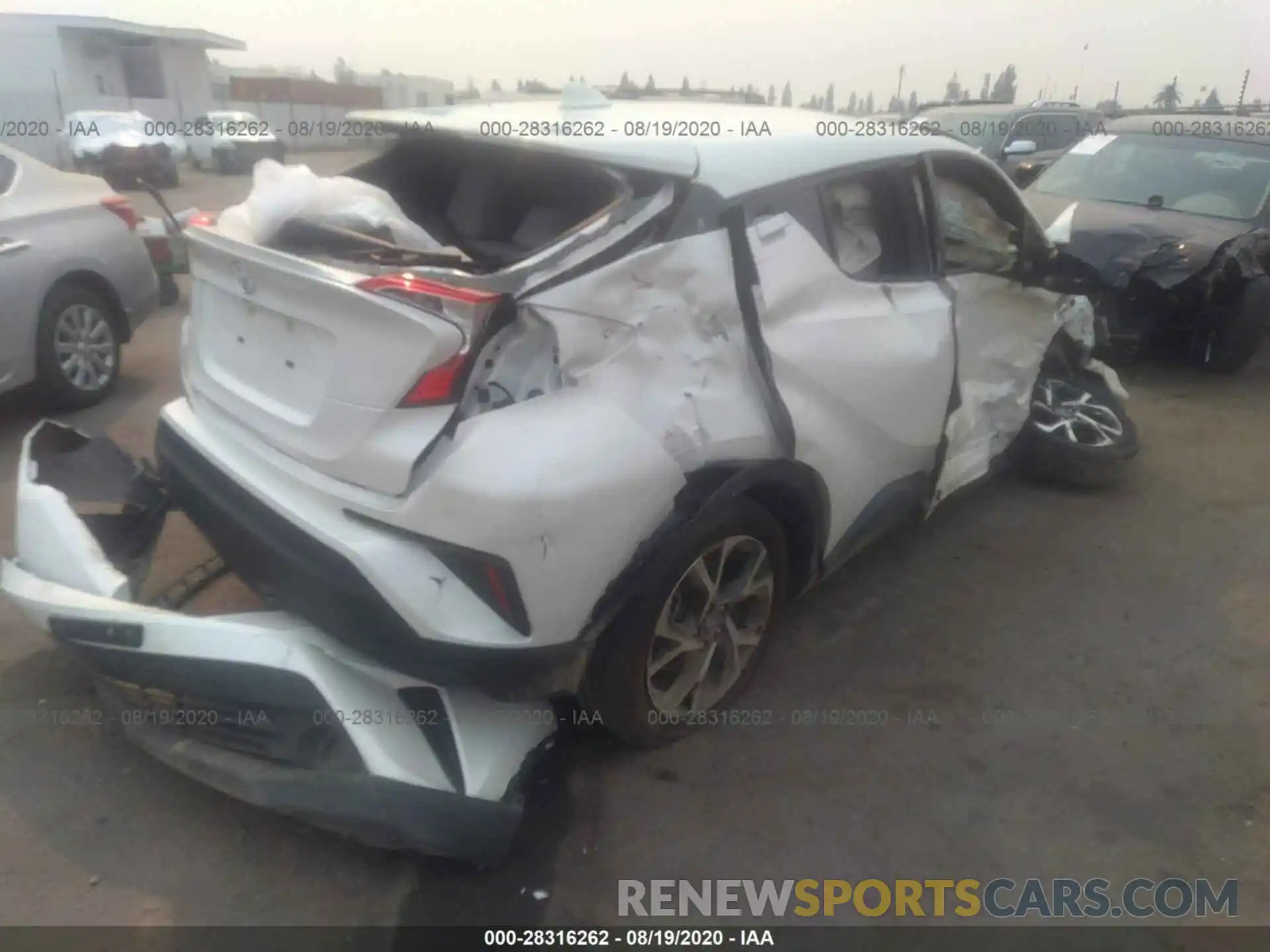 4 Photograph of a damaged car JTNKHMBX0K1051736 TOYOTA C-HR 2019