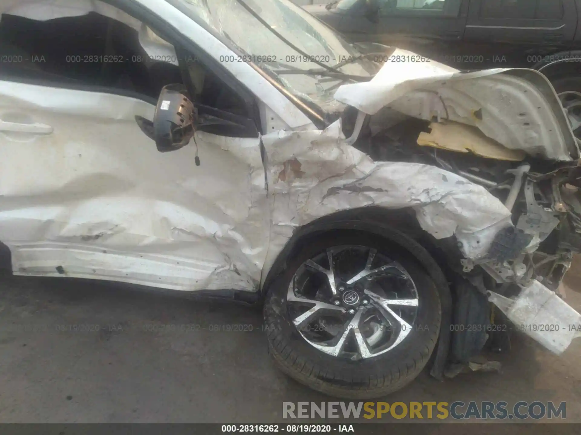 6 Photograph of a damaged car JTNKHMBX0K1051736 TOYOTA C-HR 2019