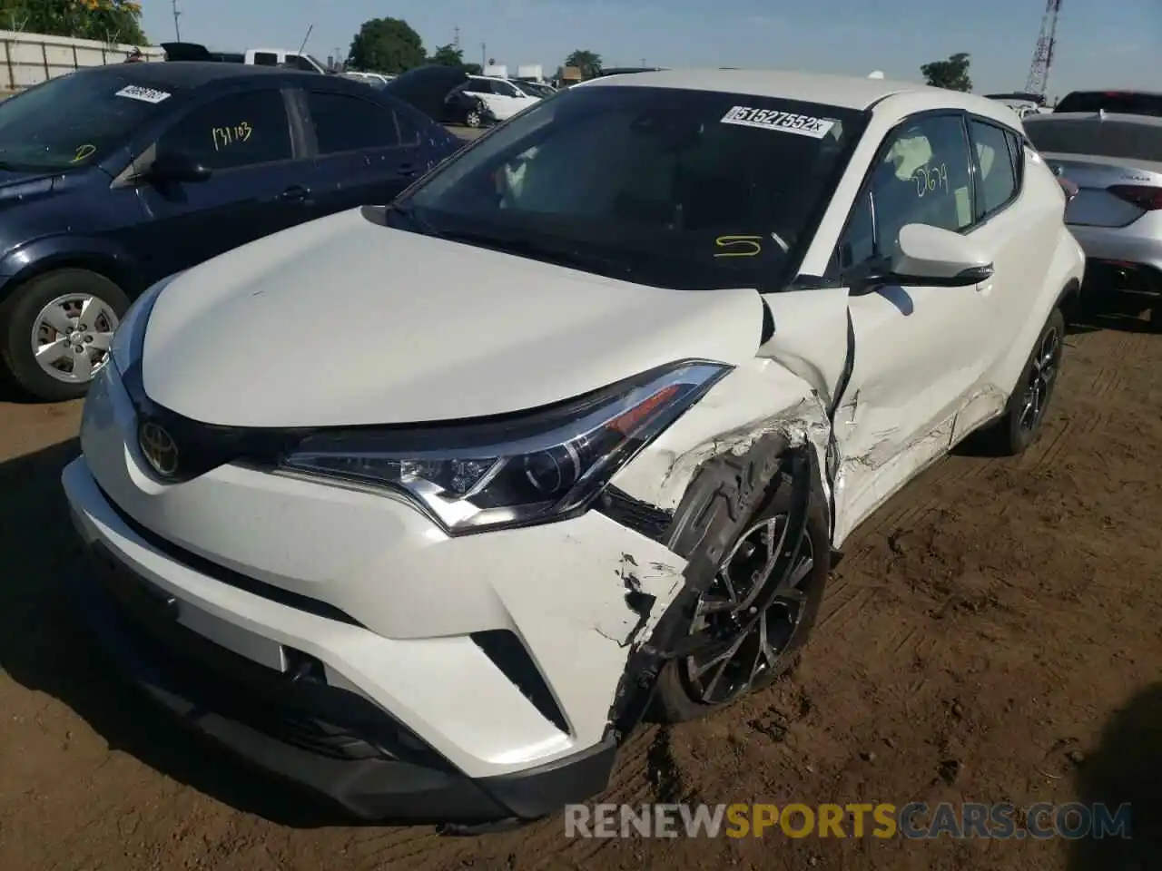 9 Photograph of a damaged car JTNKHMBX0K1052143 TOYOTA C-HR 2019