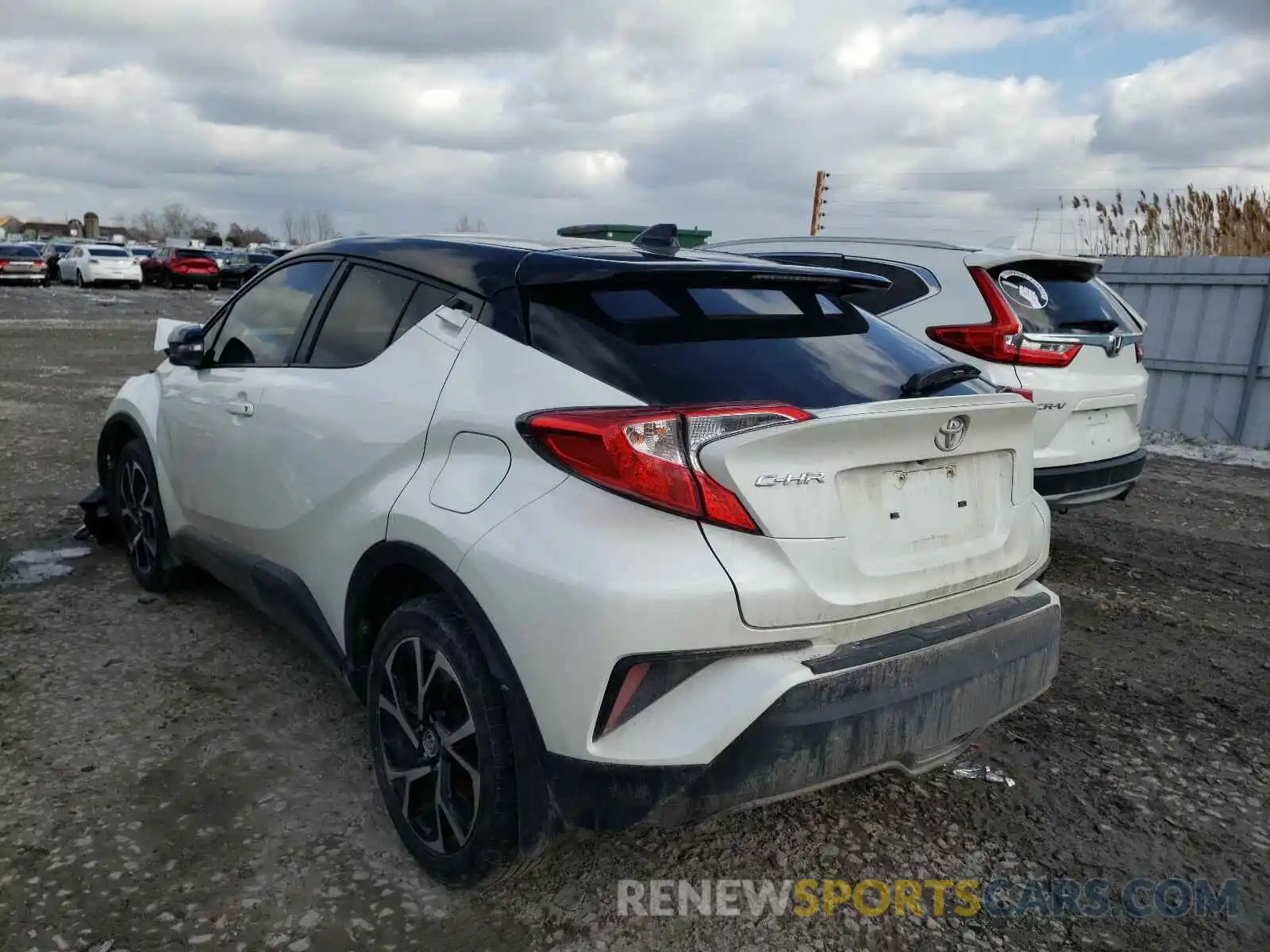 3 Photograph of a damaged car JTNKHMBX0K1053499 TOYOTA C-HR 2019