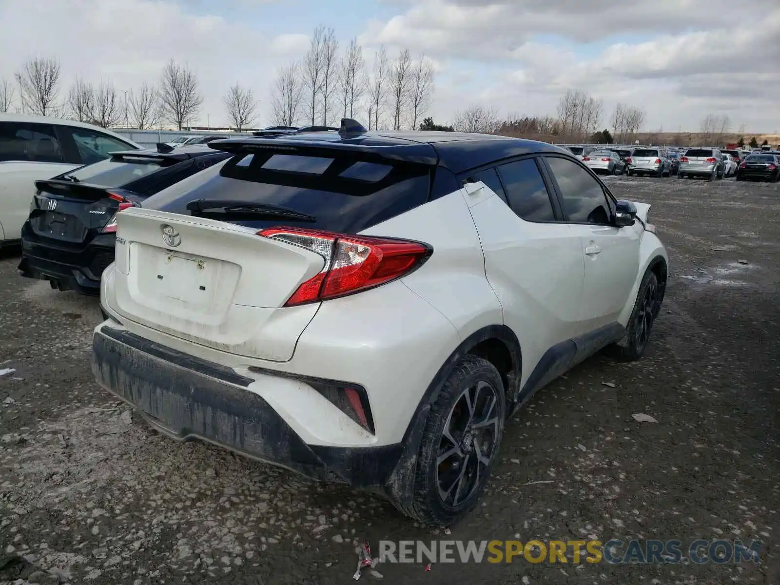 4 Фотография поврежденного автомобиля JTNKHMBX0K1053499 TOYOTA C-HR 2019