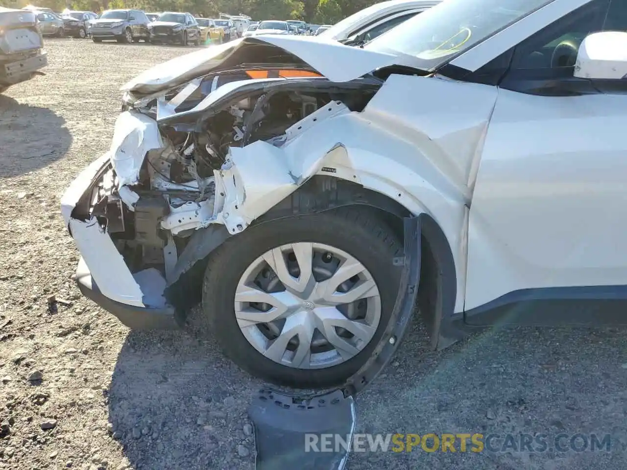 9 Photograph of a damaged car JTNKHMBX0K1054460 TOYOTA C-HR 2019