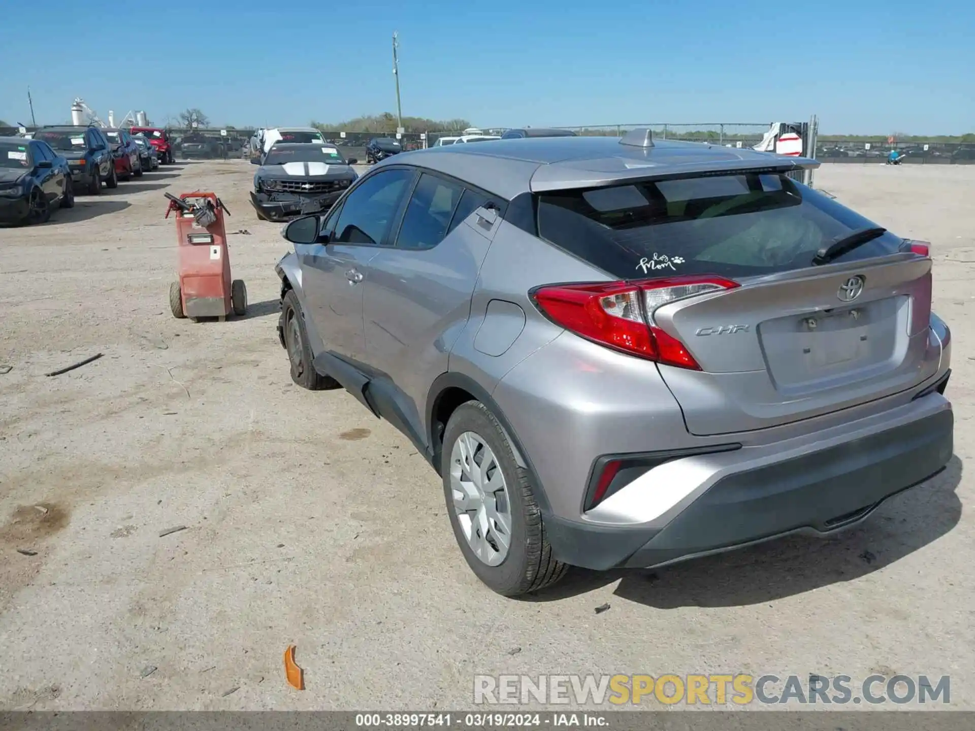 3 Photograph of a damaged car JTNKHMBX0K1056645 TOYOTA C-HR 2019