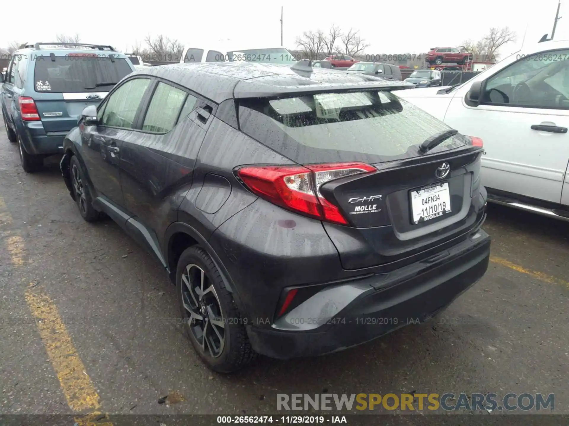 3 Photograph of a damaged car JTNKHMBX0K1056886 TOYOTA C-HR 2019