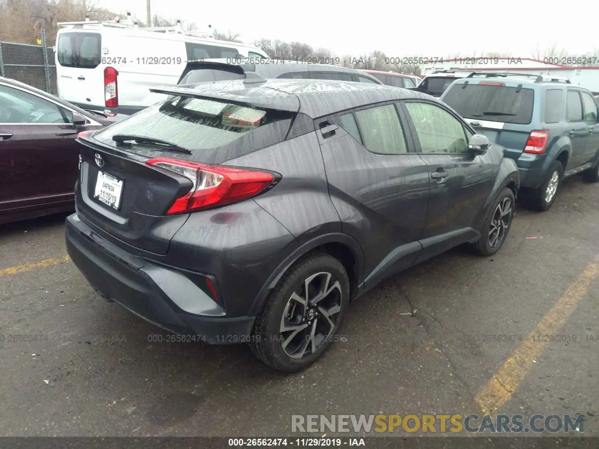 4 Photograph of a damaged car JTNKHMBX0K1056886 TOYOTA C-HR 2019