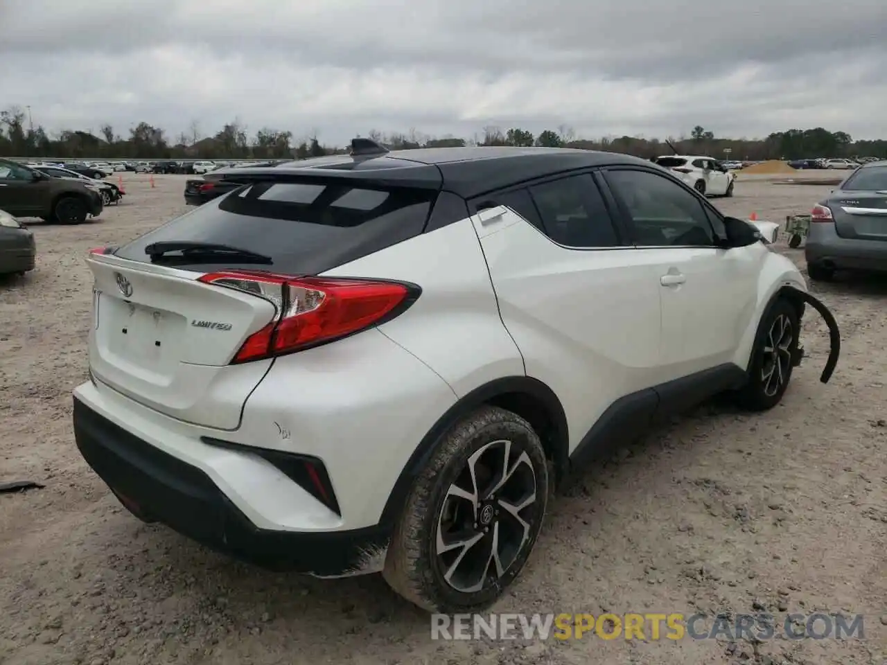 4 Фотография поврежденного автомобиля JTNKHMBX0K1057939 TOYOTA C-HR 2019