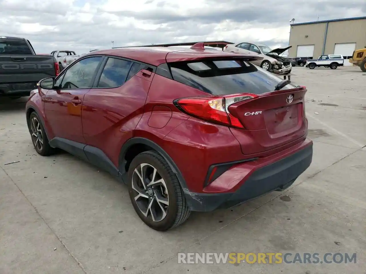 3 Photograph of a damaged car JTNKHMBX0K1058279 TOYOTA C-HR 2019