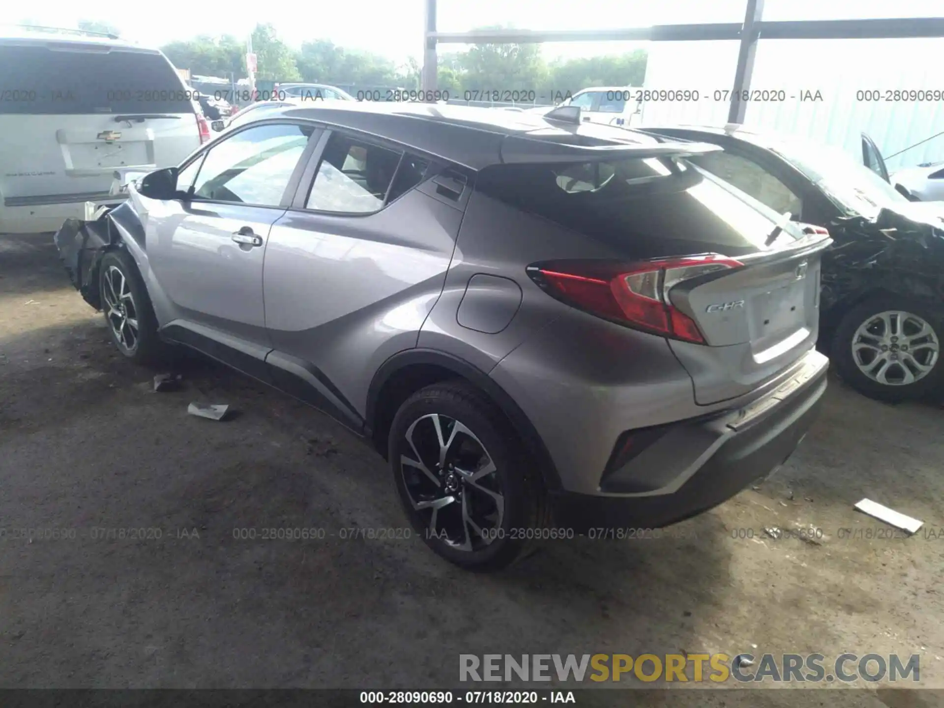 3 Photograph of a damaged car JTNKHMBX0K1058363 TOYOTA C-HR 2019