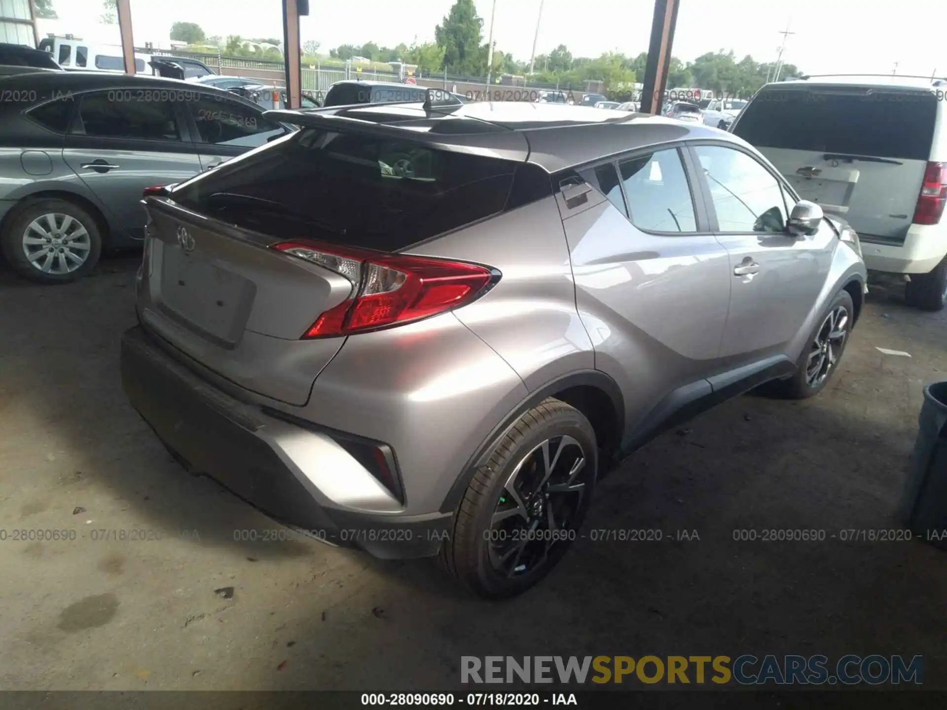 4 Photograph of a damaged car JTNKHMBX0K1058363 TOYOTA C-HR 2019