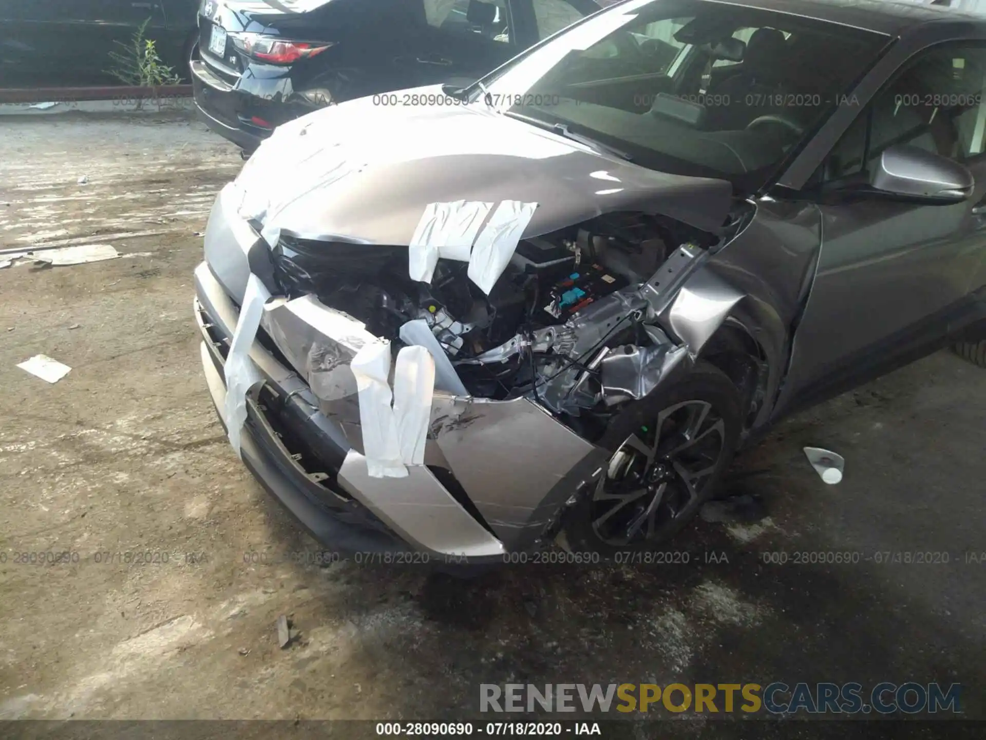 6 Photograph of a damaged car JTNKHMBX0K1058363 TOYOTA C-HR 2019