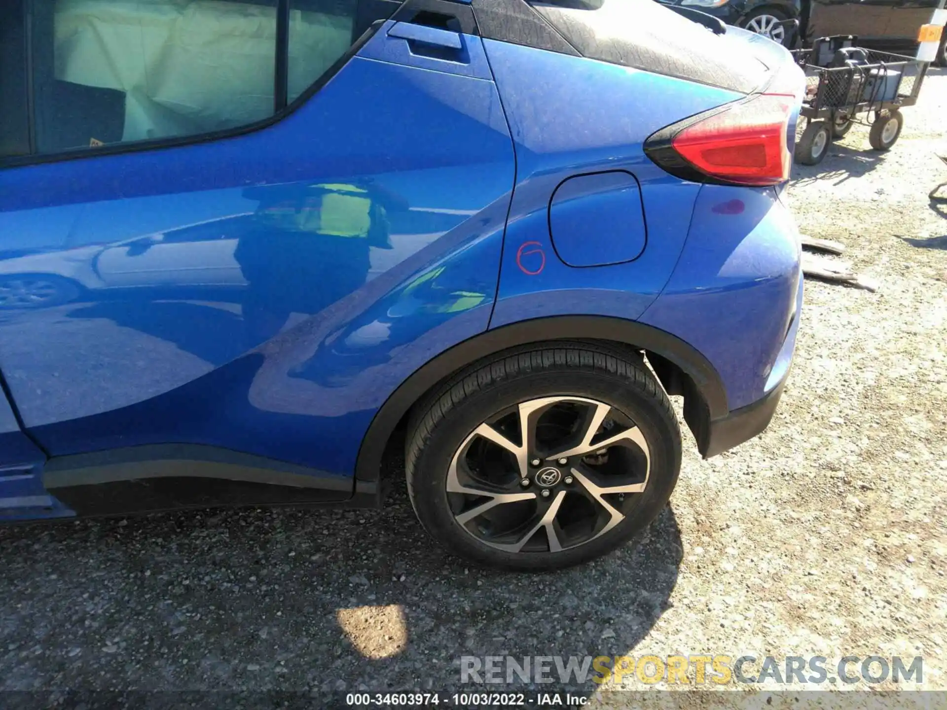 13 Photograph of a damaged car JTNKHMBX0K1059254 TOYOTA C-HR 2019