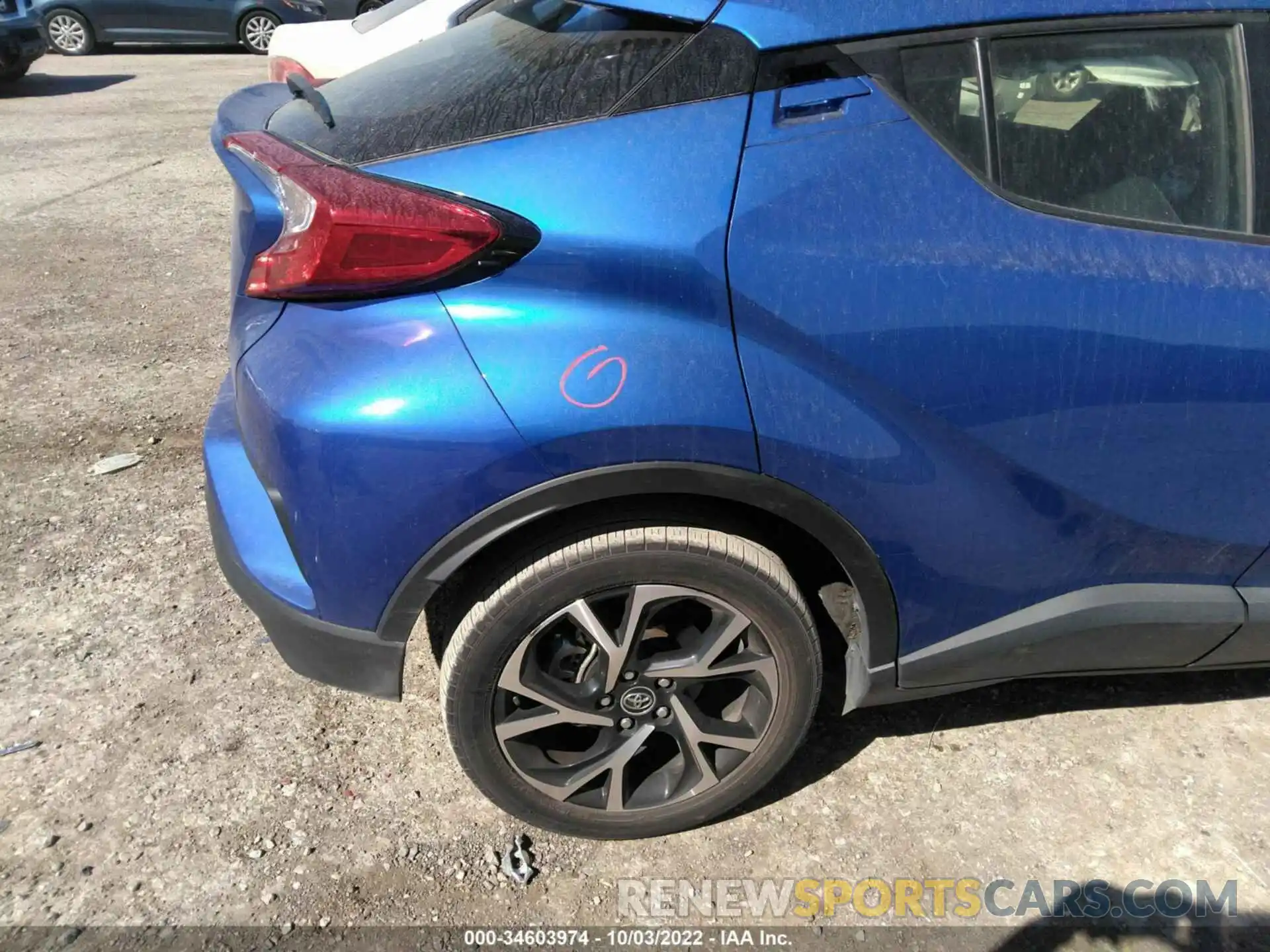 15 Photograph of a damaged car JTNKHMBX0K1059254 TOYOTA C-HR 2019