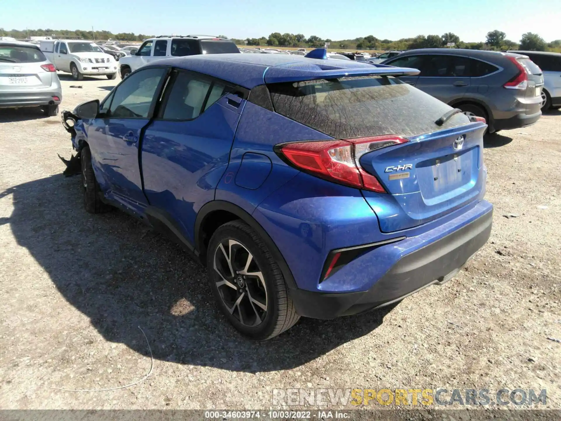 3 Photograph of a damaged car JTNKHMBX0K1059254 TOYOTA C-HR 2019