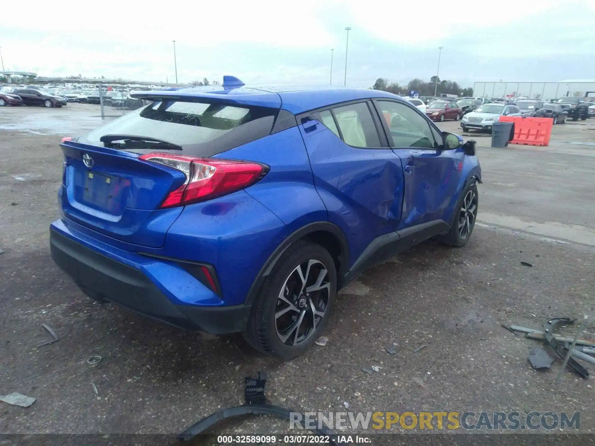 4 Photograph of a damaged car JTNKHMBX0K1059593 TOYOTA C-HR 2019