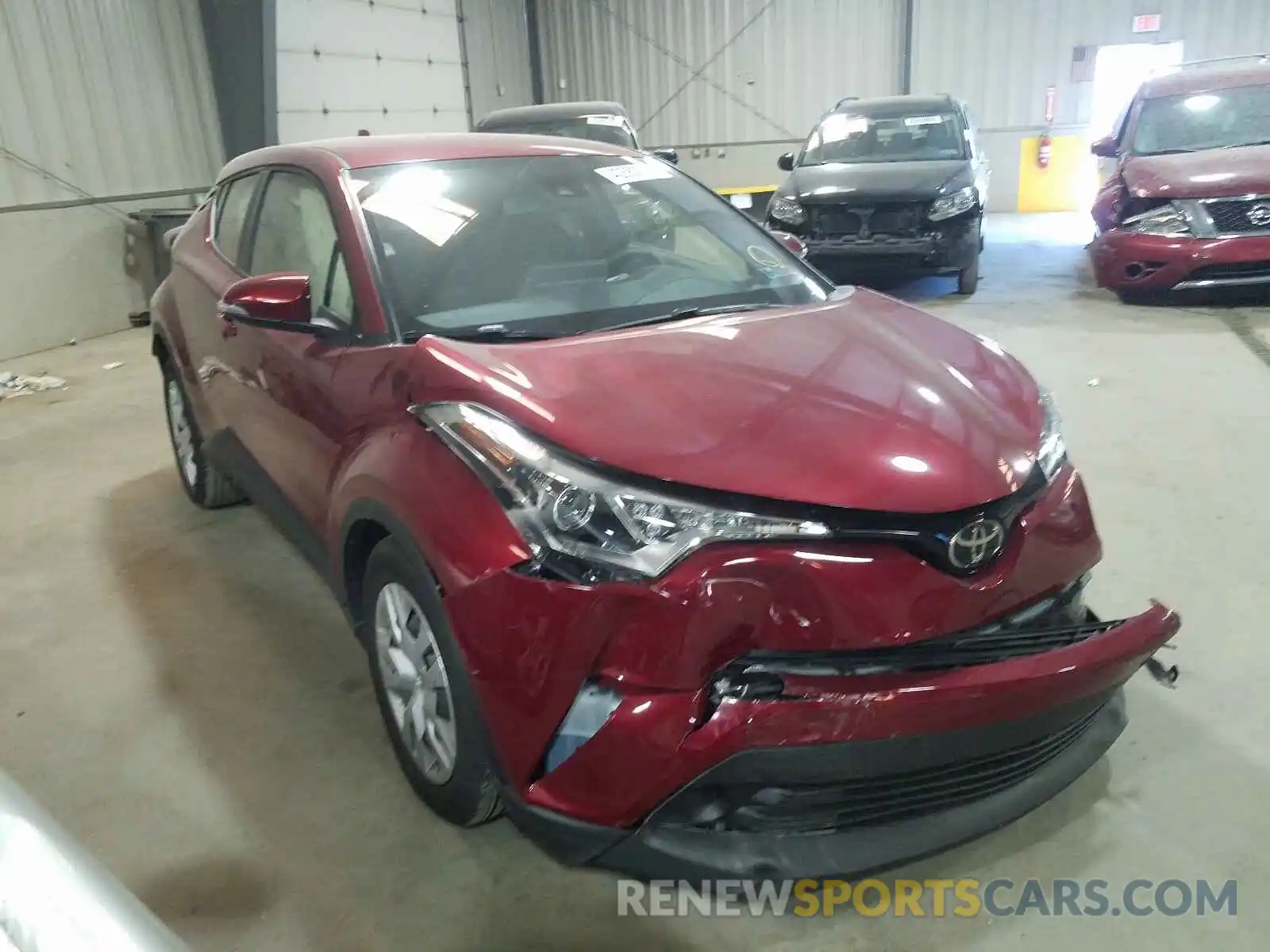 1 Photograph of a damaged car JTNKHMBX0K1059867 TOYOTA C-HR 2019