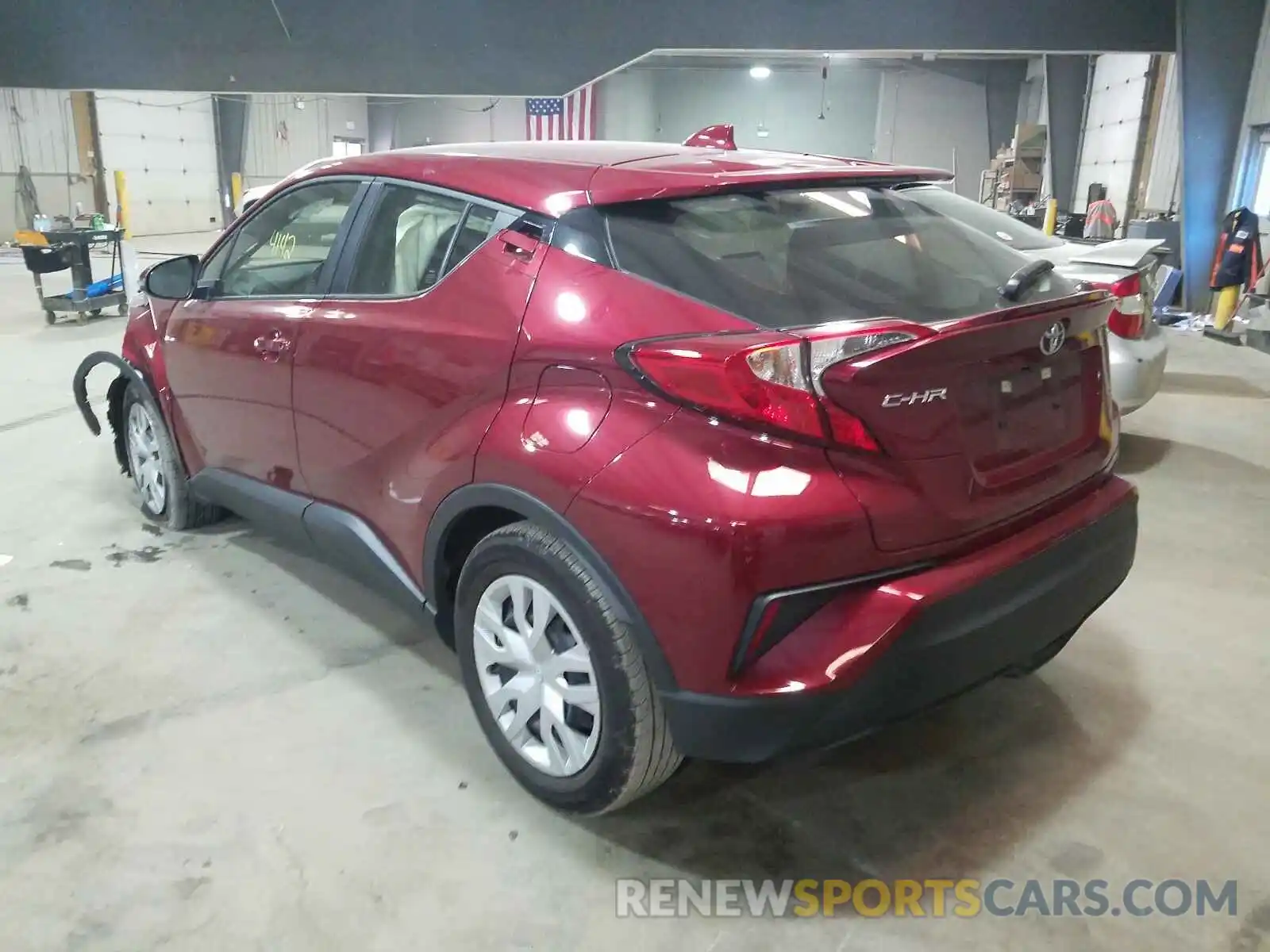 3 Photograph of a damaged car JTNKHMBX0K1059867 TOYOTA C-HR 2019