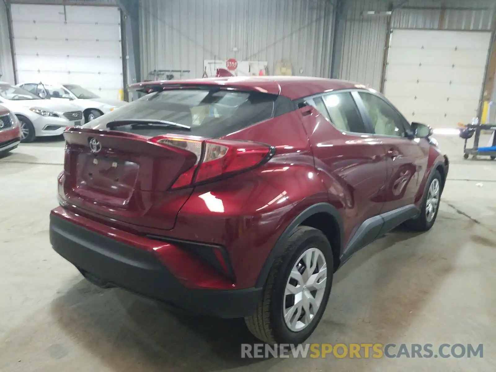 4 Photograph of a damaged car JTNKHMBX0K1059867 TOYOTA C-HR 2019