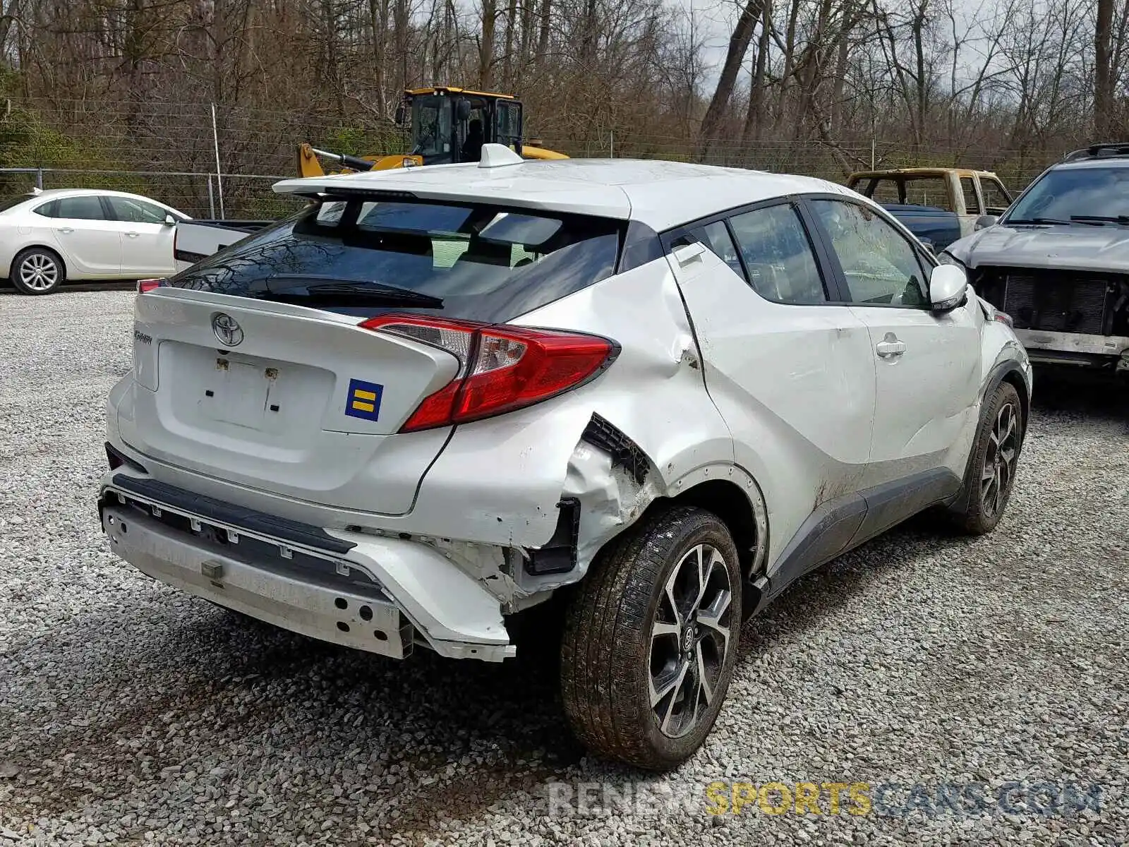 4 Photograph of a damaged car JTNKHMBX1K1012377 TOYOTA C-HR 2019