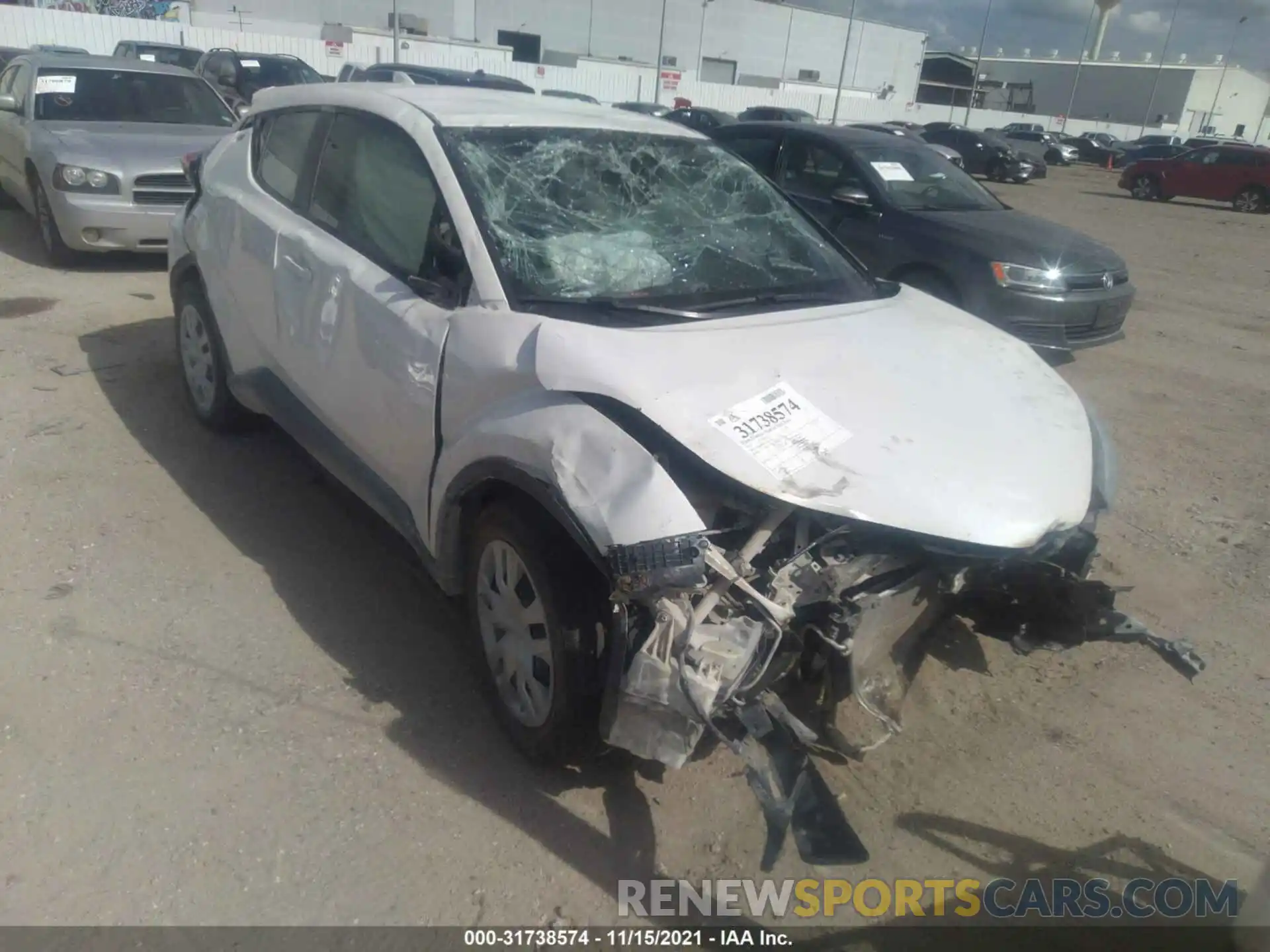 1 Photograph of a damaged car JTNKHMBX1K1012380 TOYOTA C-HR 2019