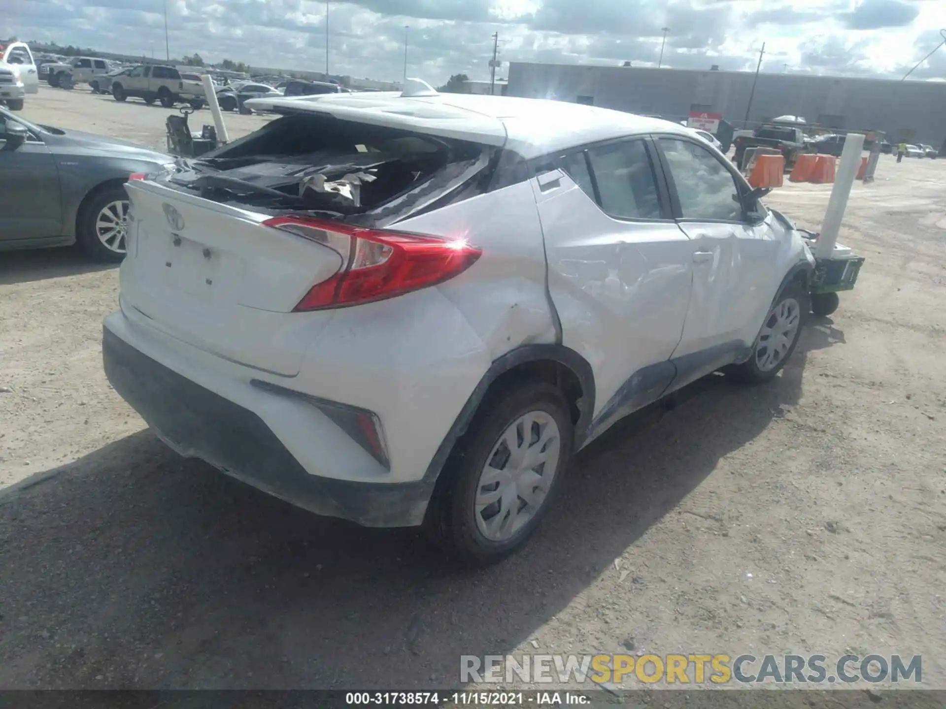 4 Photograph of a damaged car JTNKHMBX1K1012380 TOYOTA C-HR 2019