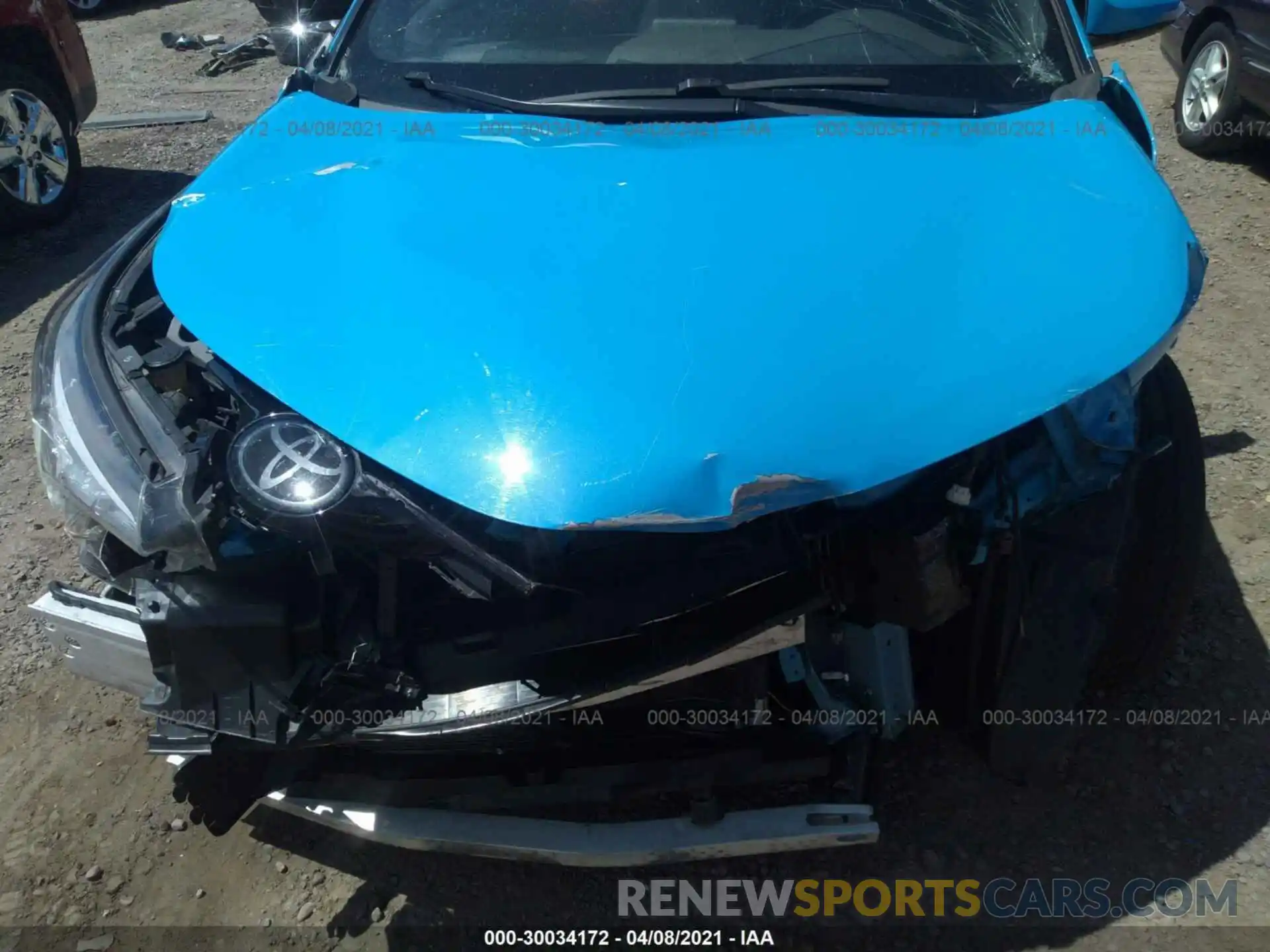 6 Photograph of a damaged car JTNKHMBX1K1013626 TOYOTA C-HR 2019