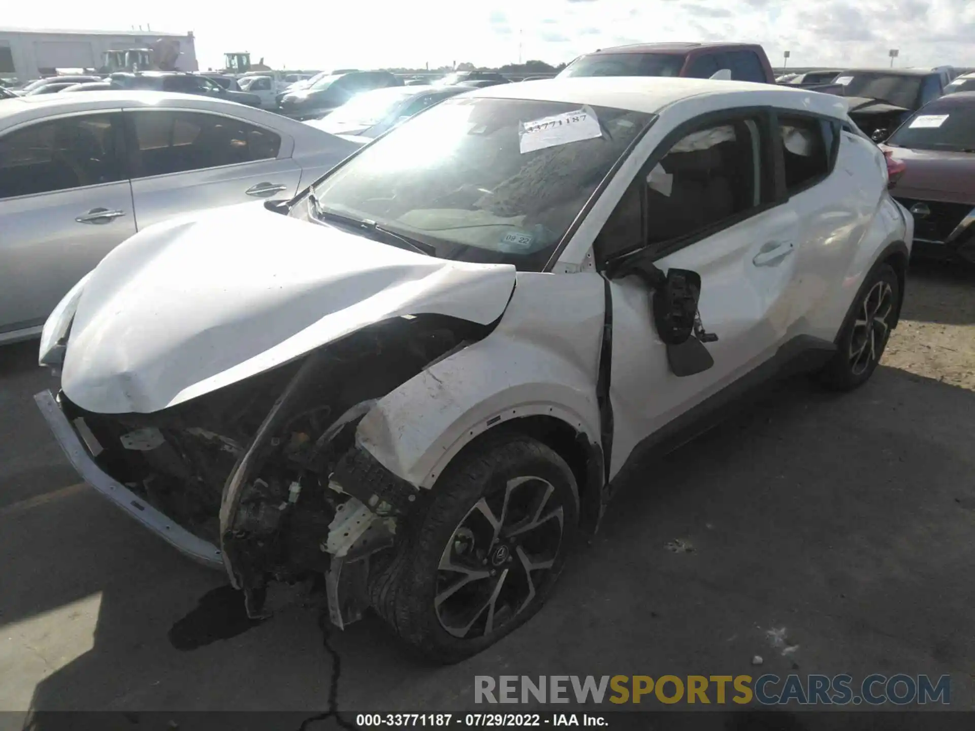 2 Photograph of a damaged car JTNKHMBX1K1013674 TOYOTA C-HR 2019