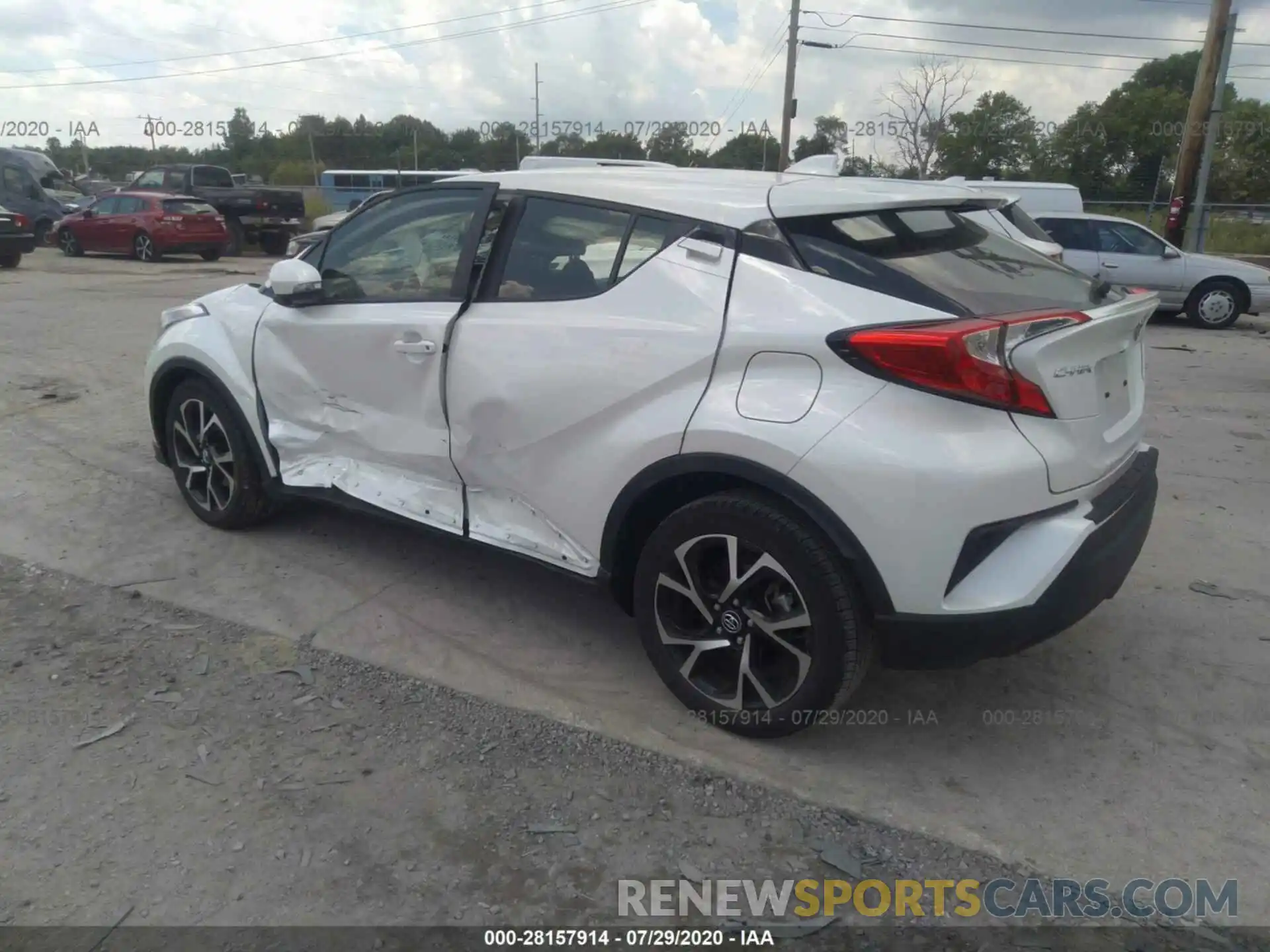 3 Photograph of a damaged car JTNKHMBX1K1013741 TOYOTA C-HR 2019