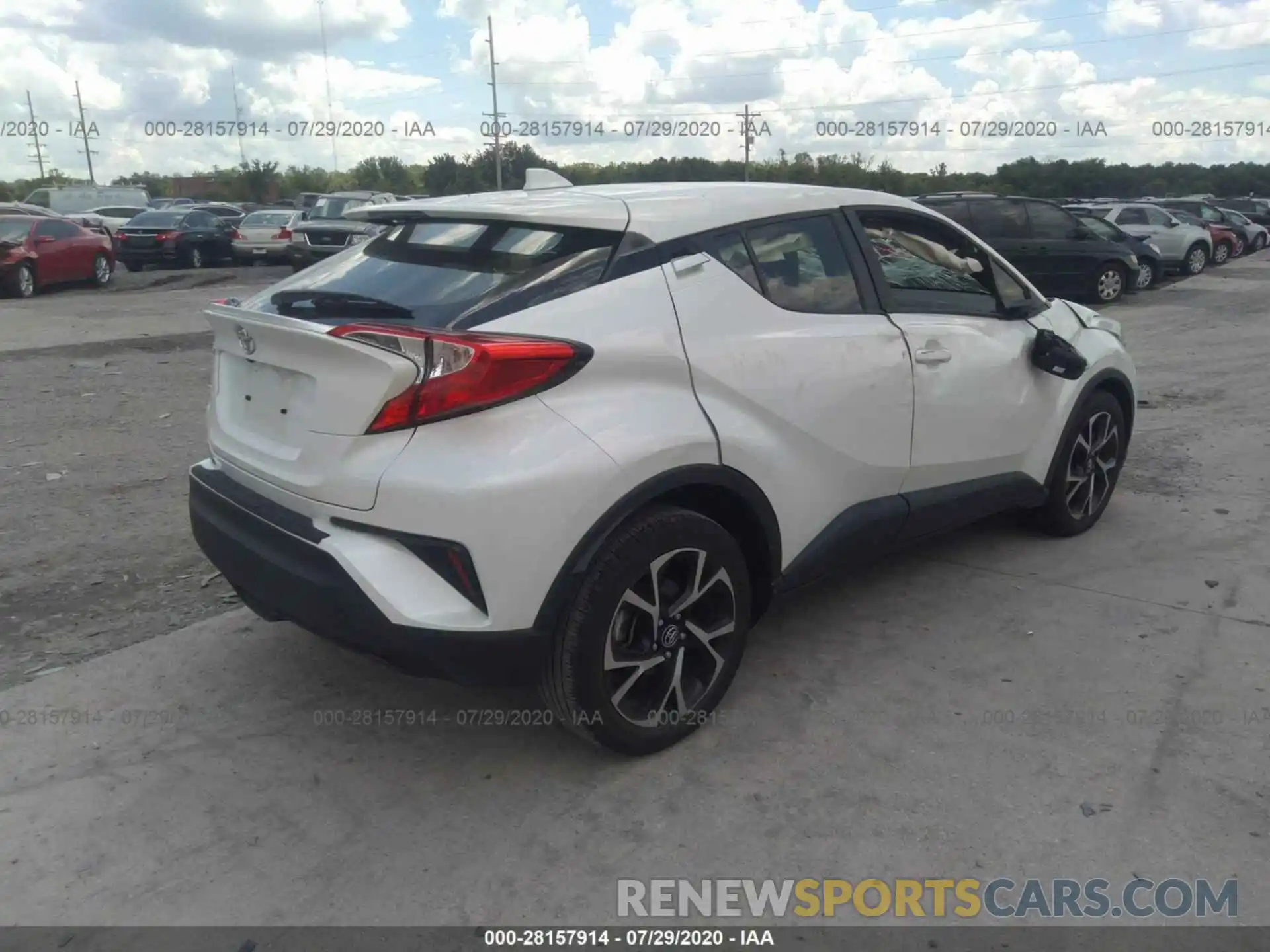 4 Photograph of a damaged car JTNKHMBX1K1013741 TOYOTA C-HR 2019