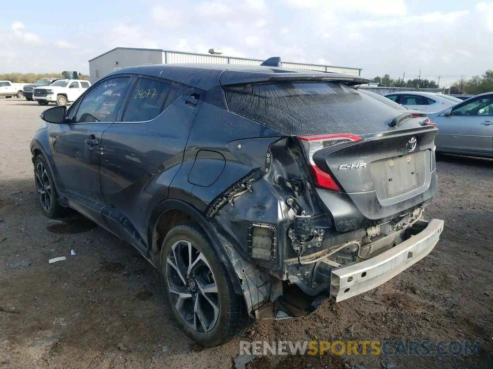 3 Photograph of a damaged car JTNKHMBX1K1015022 TOYOTA C-HR 2019