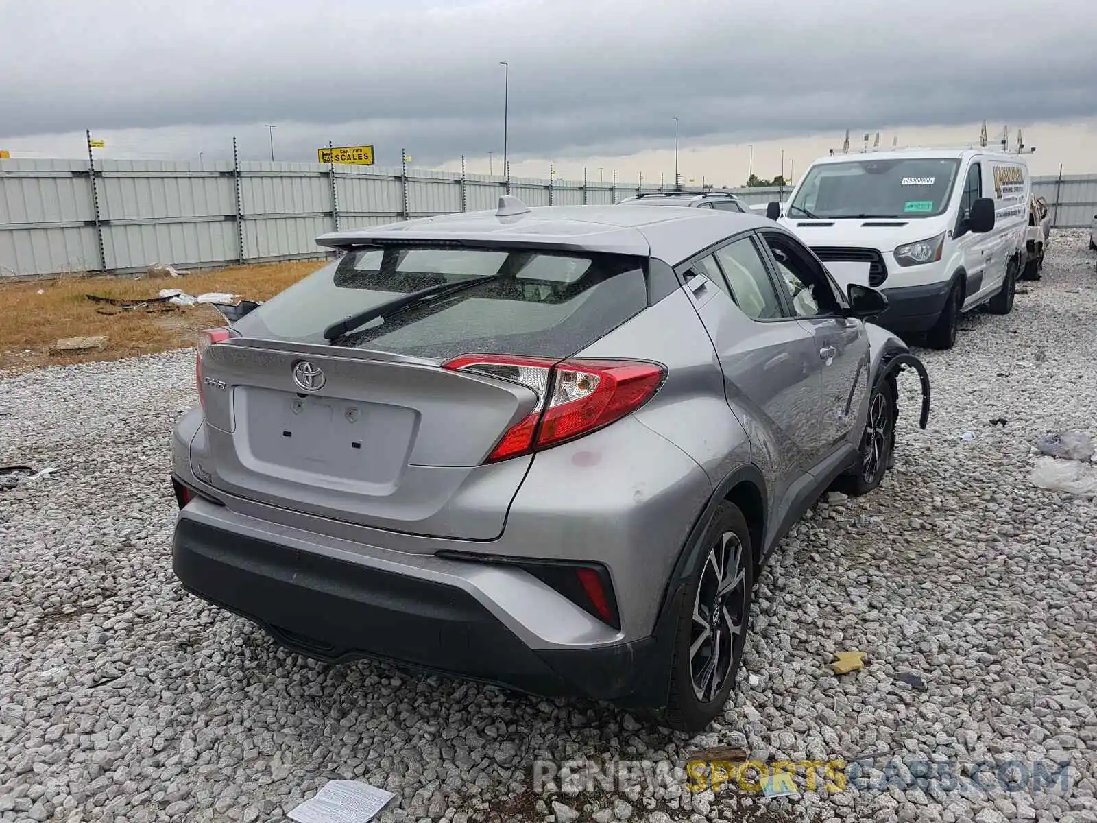 4 Photograph of a damaged car JTNKHMBX1K1015232 TOYOTA C-HR 2019