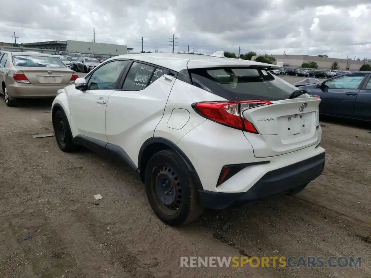 3 Photograph of a damaged car JTNKHMBX1K1015604 TOYOTA C-HR 2019