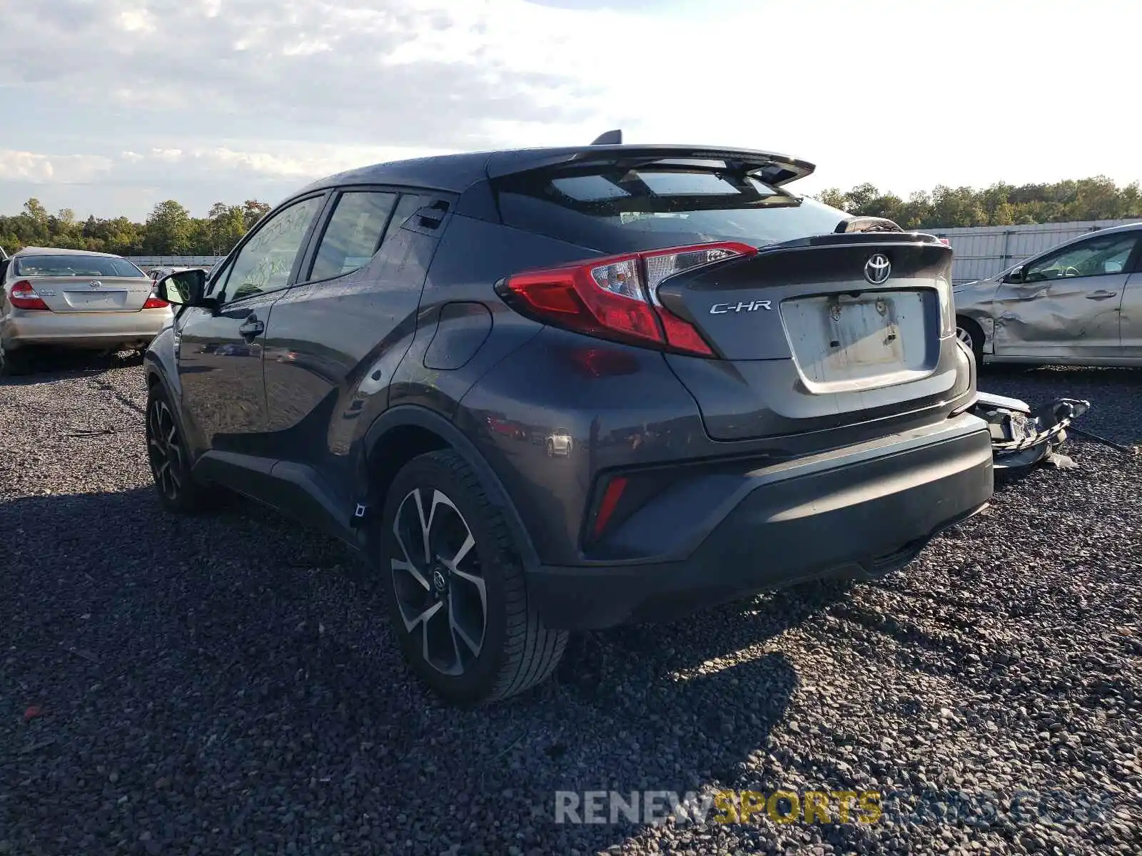 3 Photograph of a damaged car JTNKHMBX1K1015828 TOYOTA C-HR 2019