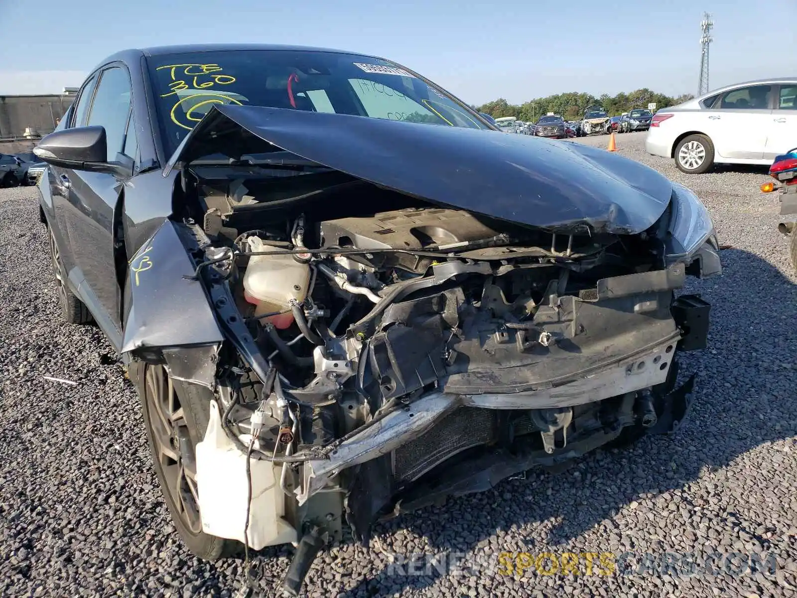 9 Photograph of a damaged car JTNKHMBX1K1015828 TOYOTA C-HR 2019