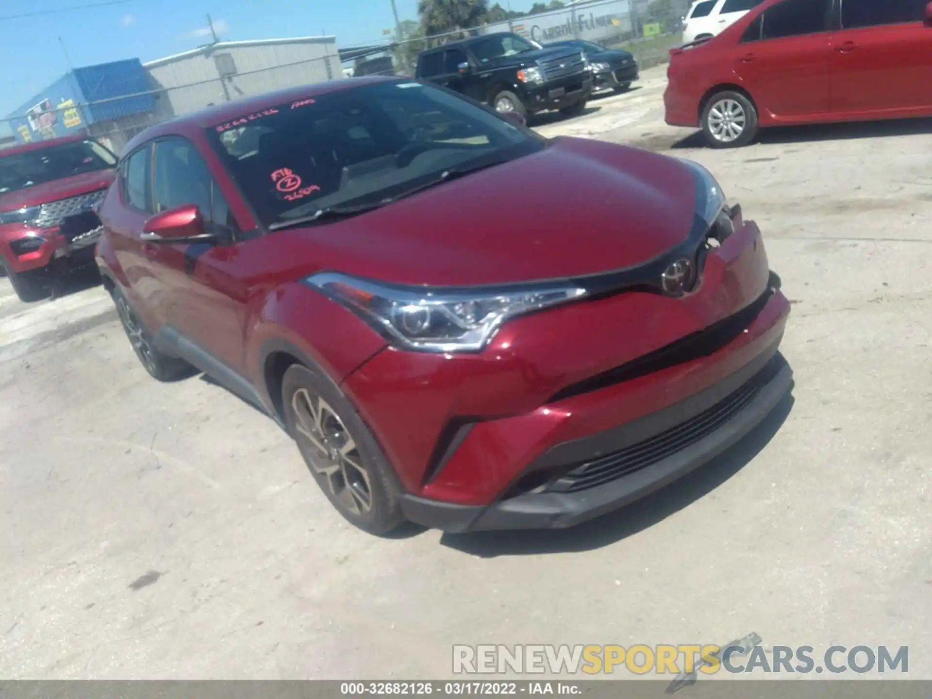 1 Photograph of a damaged car JTNKHMBX1K1015831 TOYOTA C-HR 2019