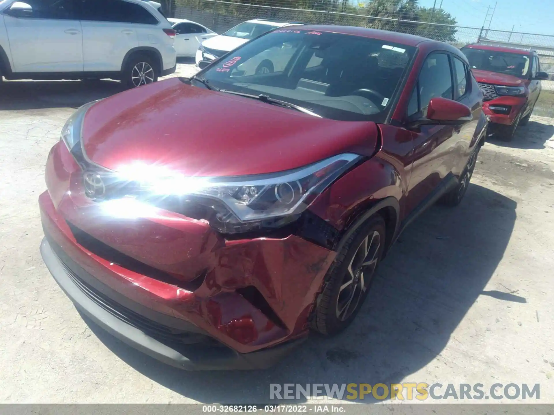 6 Photograph of a damaged car JTNKHMBX1K1015831 TOYOTA C-HR 2019